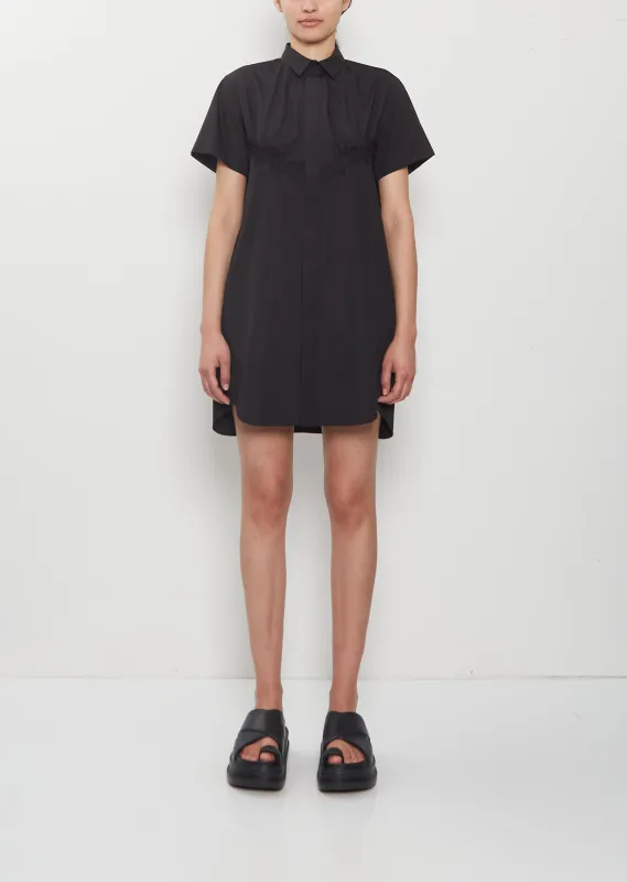 Lace Detail Poplin Dress made by Sacai