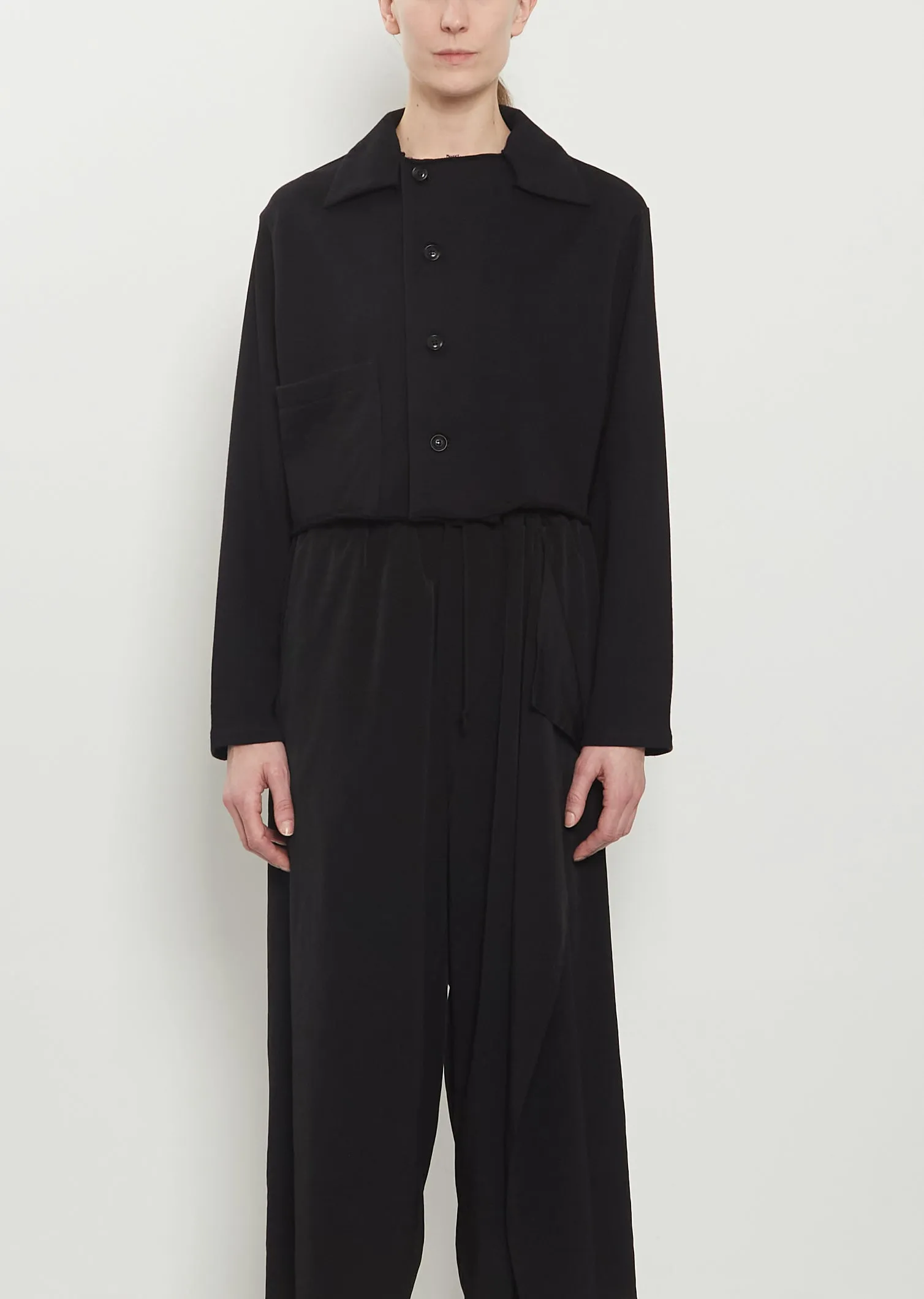 Cropped Fleece Jacket sold by La Garconne