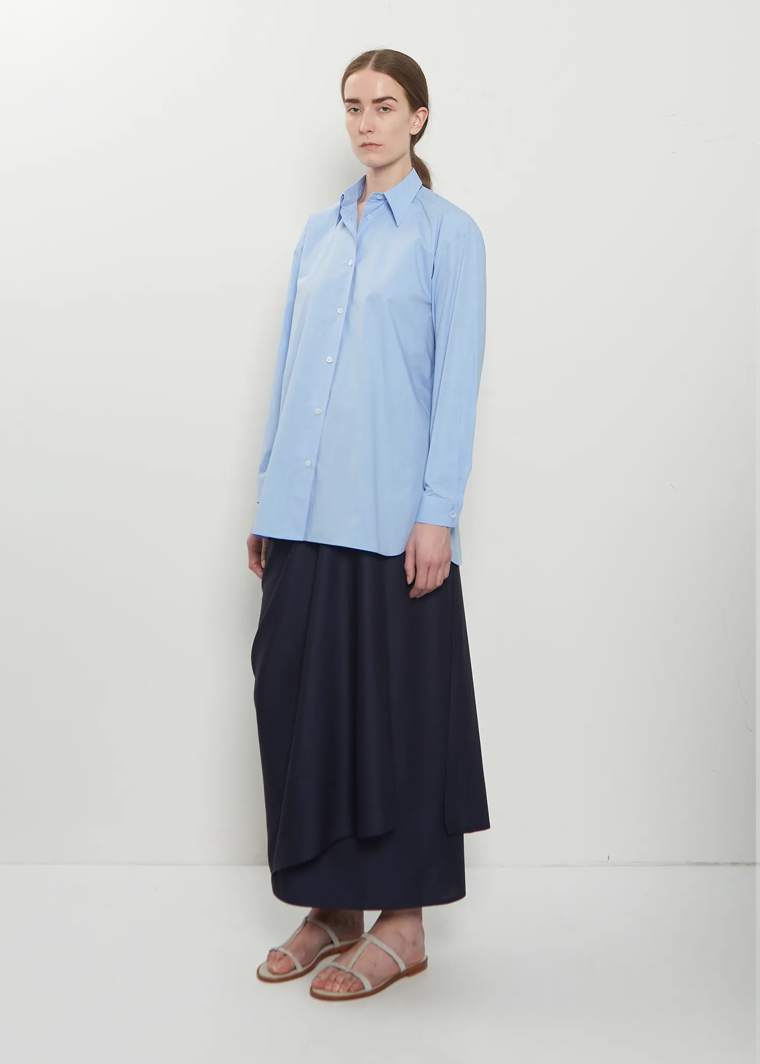 Cotton Popeline Basic Shirt sold by La Garconne product image thumbnail 4