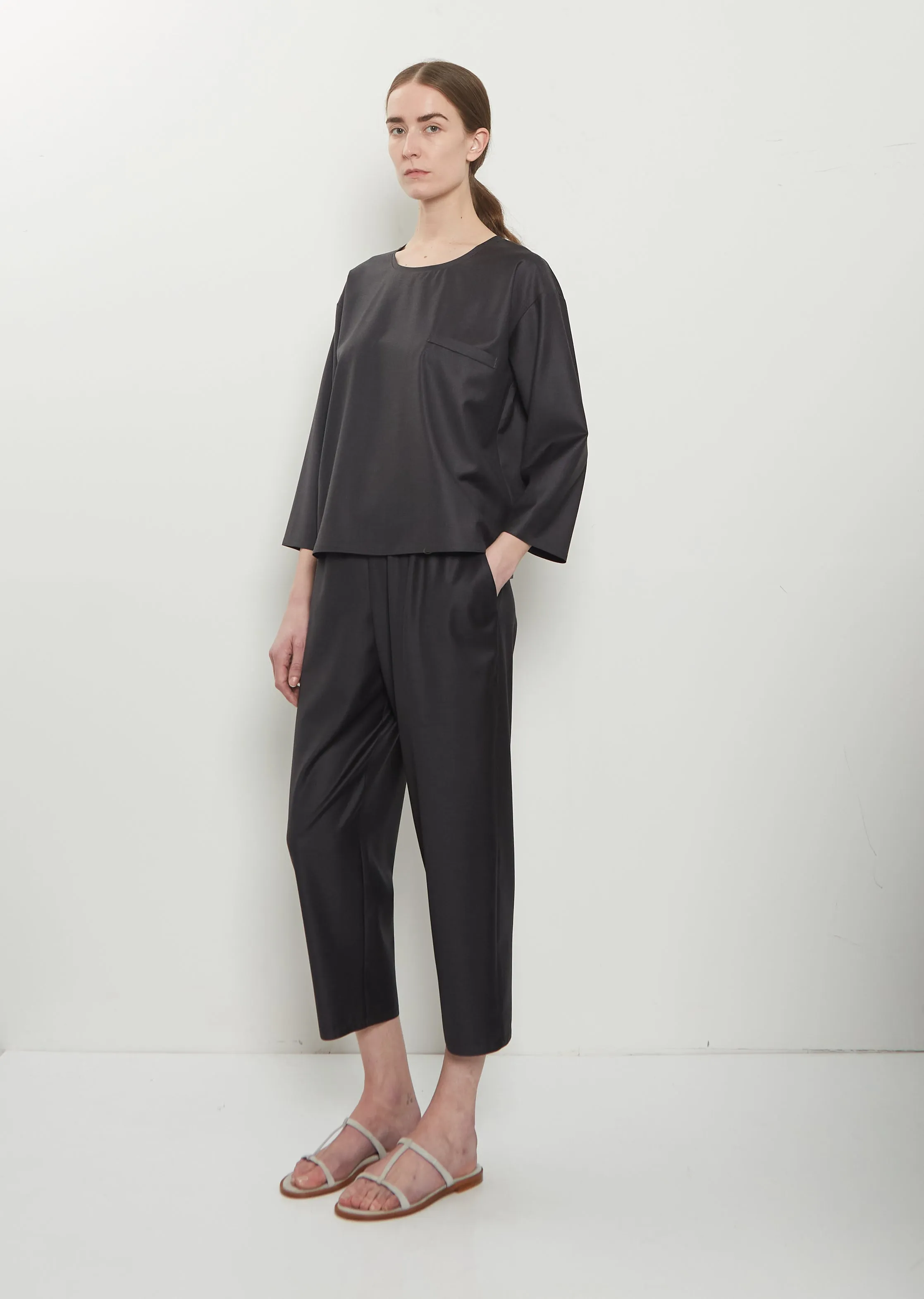 Wool Suit Pocket T-Shirt sold by La Garconne product image thumbnail 4