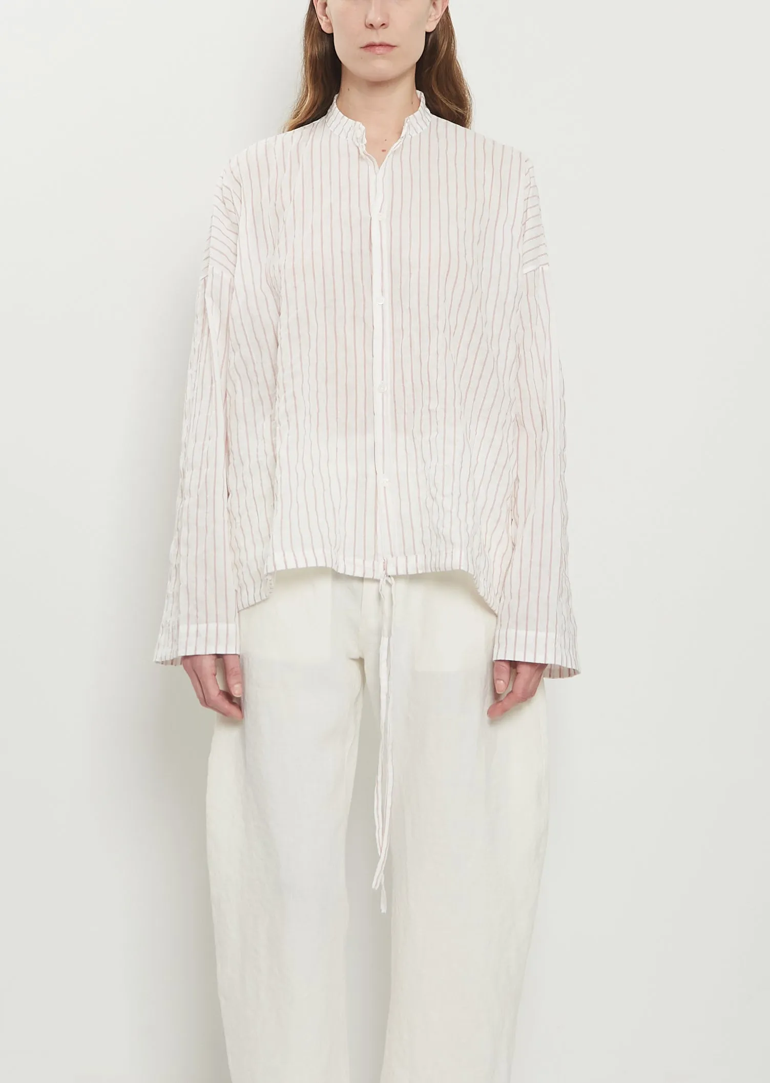 Wrap Cotton Shirt sold by La Garconne