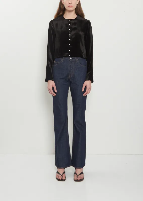 Denim 5-Pocket Pants made by Comoli Mens