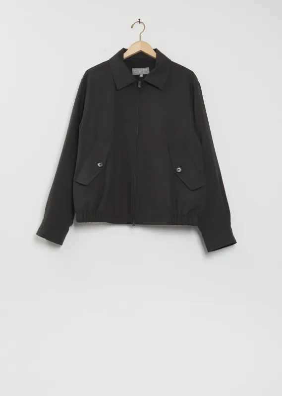 Zip Through Bomber Jacket made by La Garconne