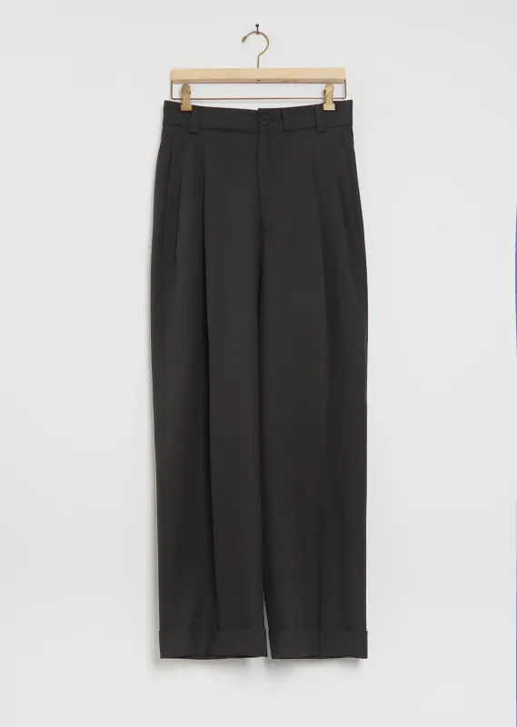 Stitch Pleat Trousers made by La Garconne