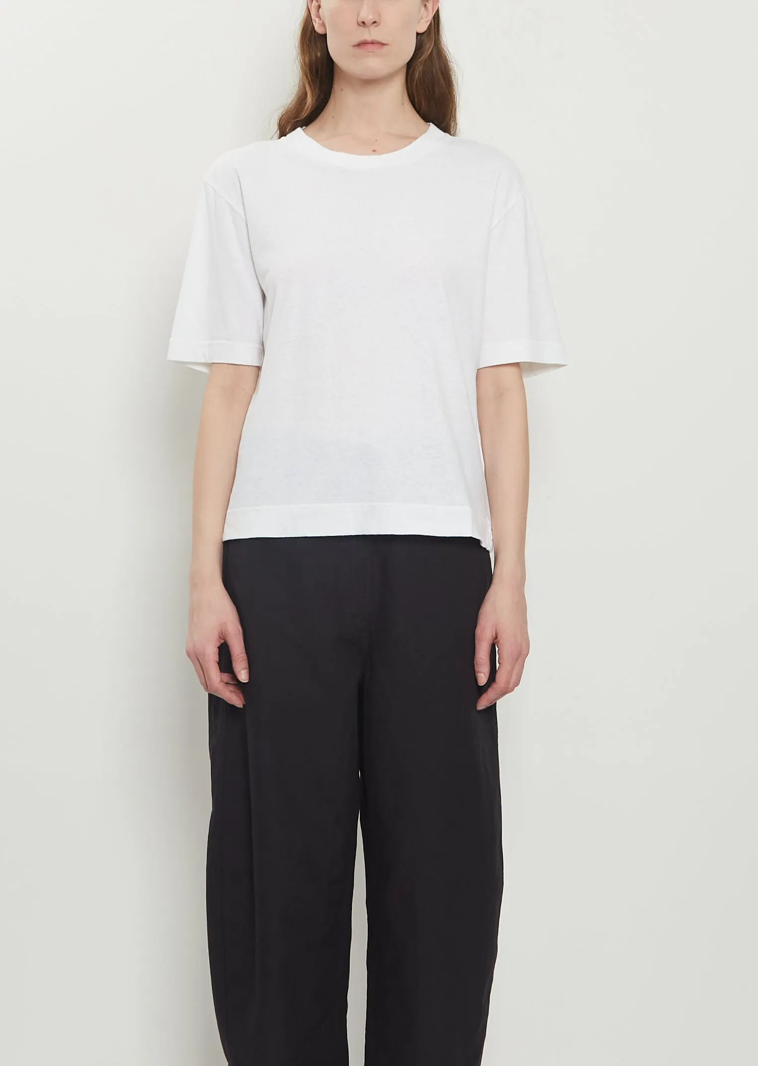 Simple T-Shirt — White sold by La Garconne