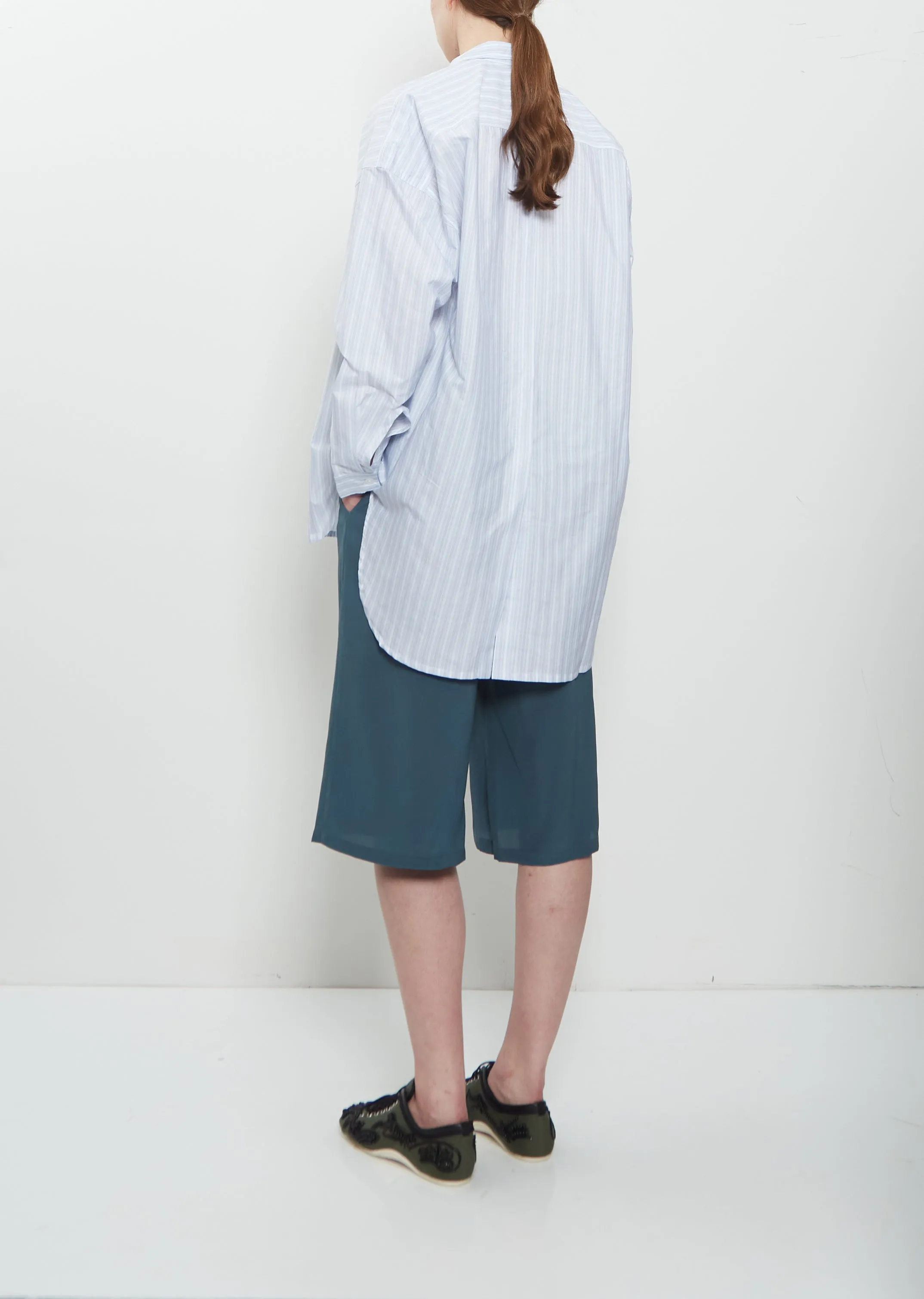 No. 5 Split Stripe Cotton Shirt sold by La Garconne product image thumbnail 3
