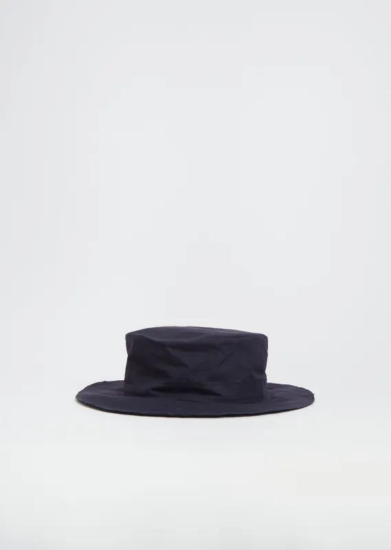Waxed Cotton Short Walk Time WXC-CB Hat made by La Garconne