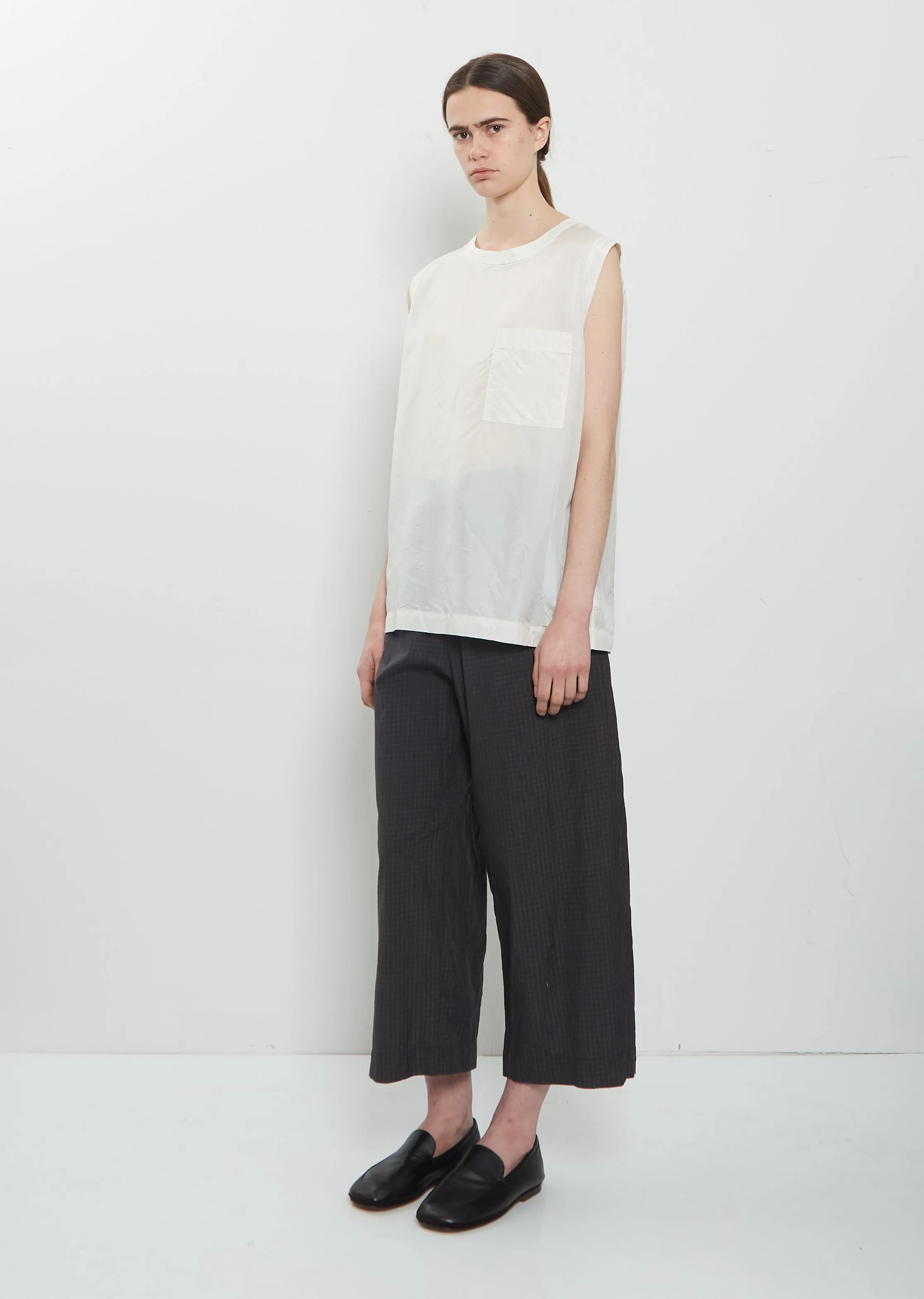 Pocket Big Tank Silk Shirt sold by La Garconne product image thumbnail 4