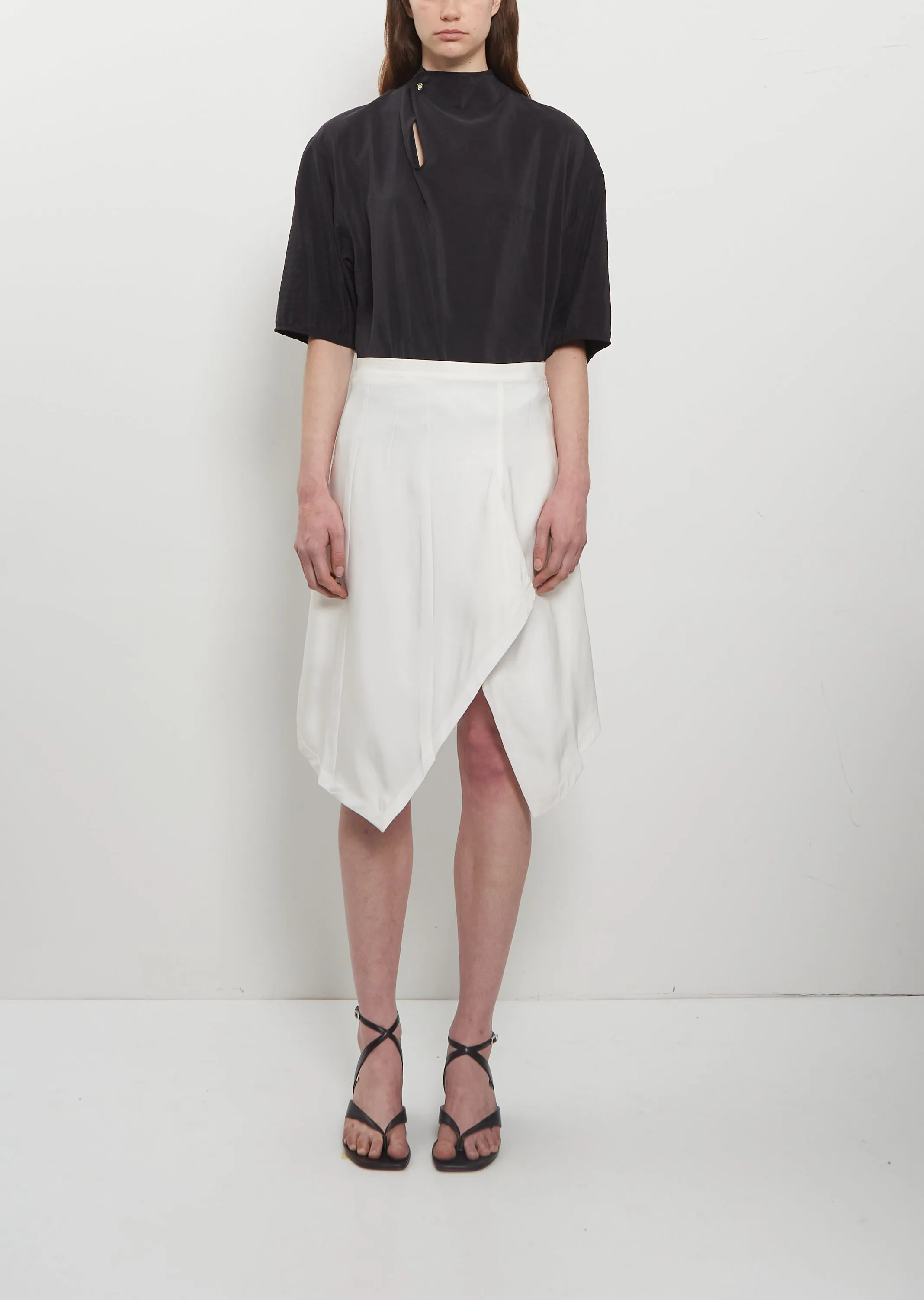 Foulard Creased Skirt sold by La Garconne