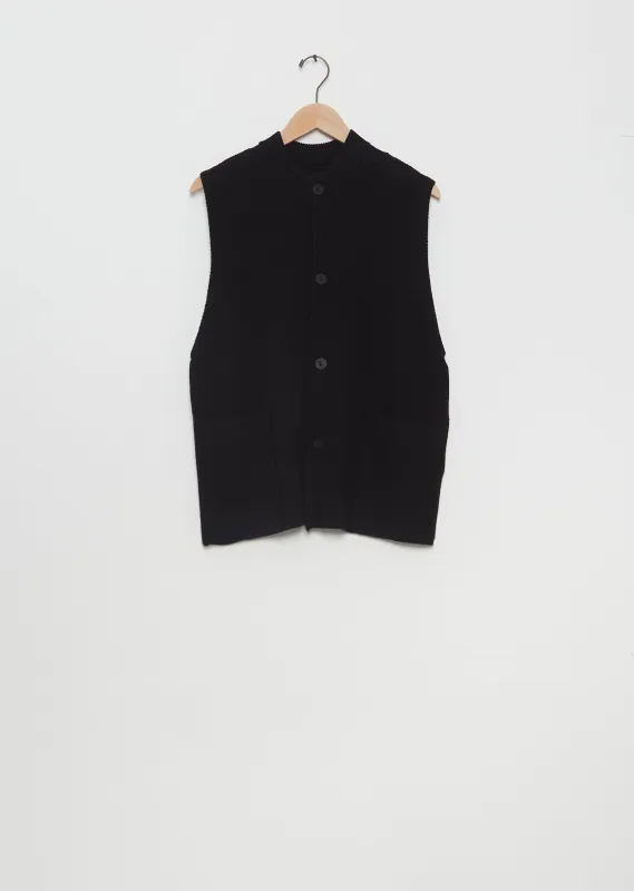 Rustic Knit Vest made by Issey Miyake