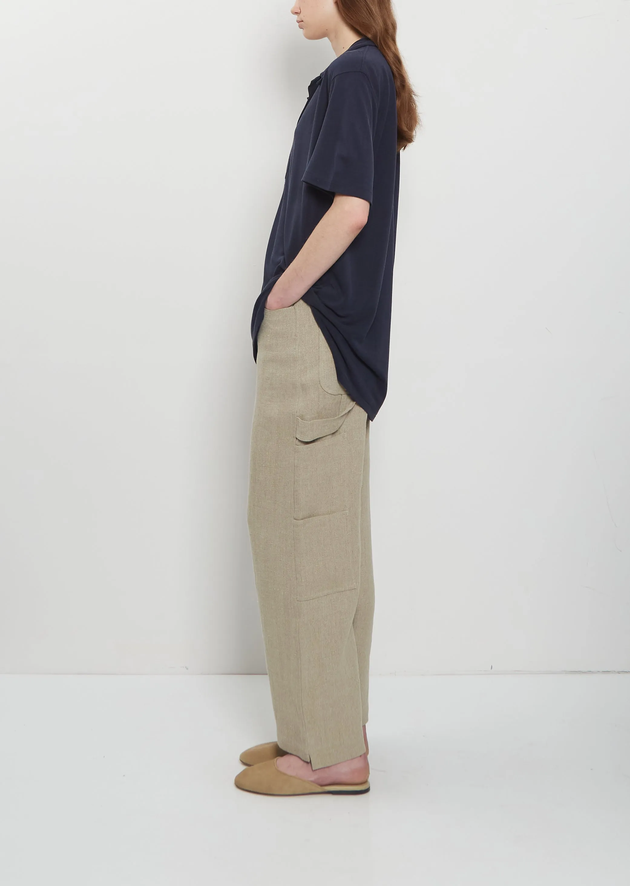 Vic Silk Jersey Polo Shirt sold by La Garconne product image thumbnail 2