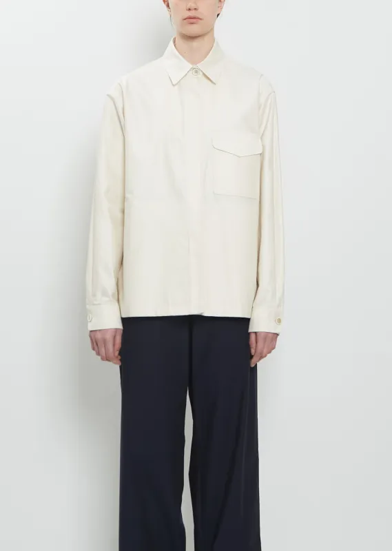 Cotton Shirt Jacket made by Dusan