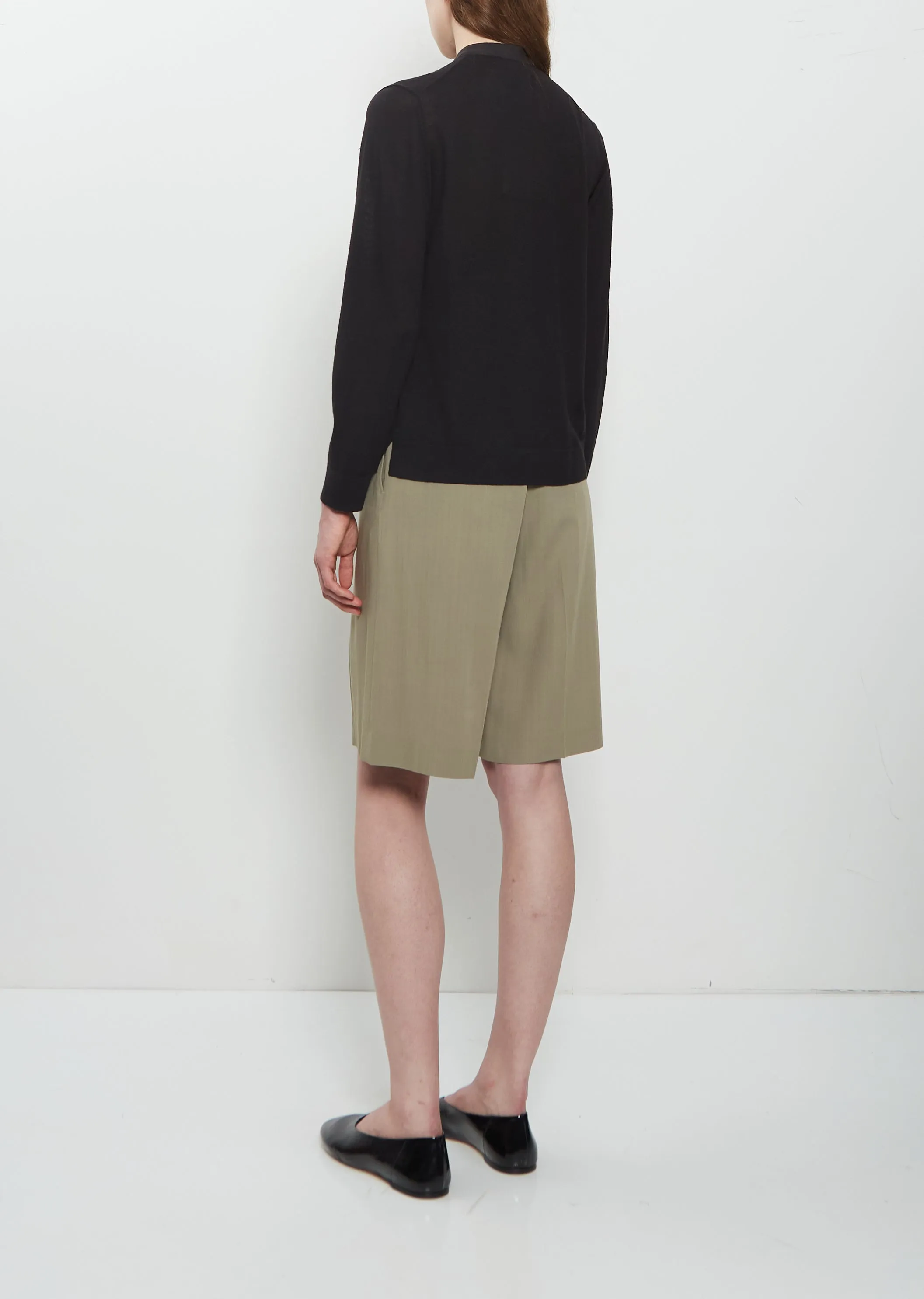 Wool Silk Knit Henley Top sold by La Garconne product image thumbnail 3