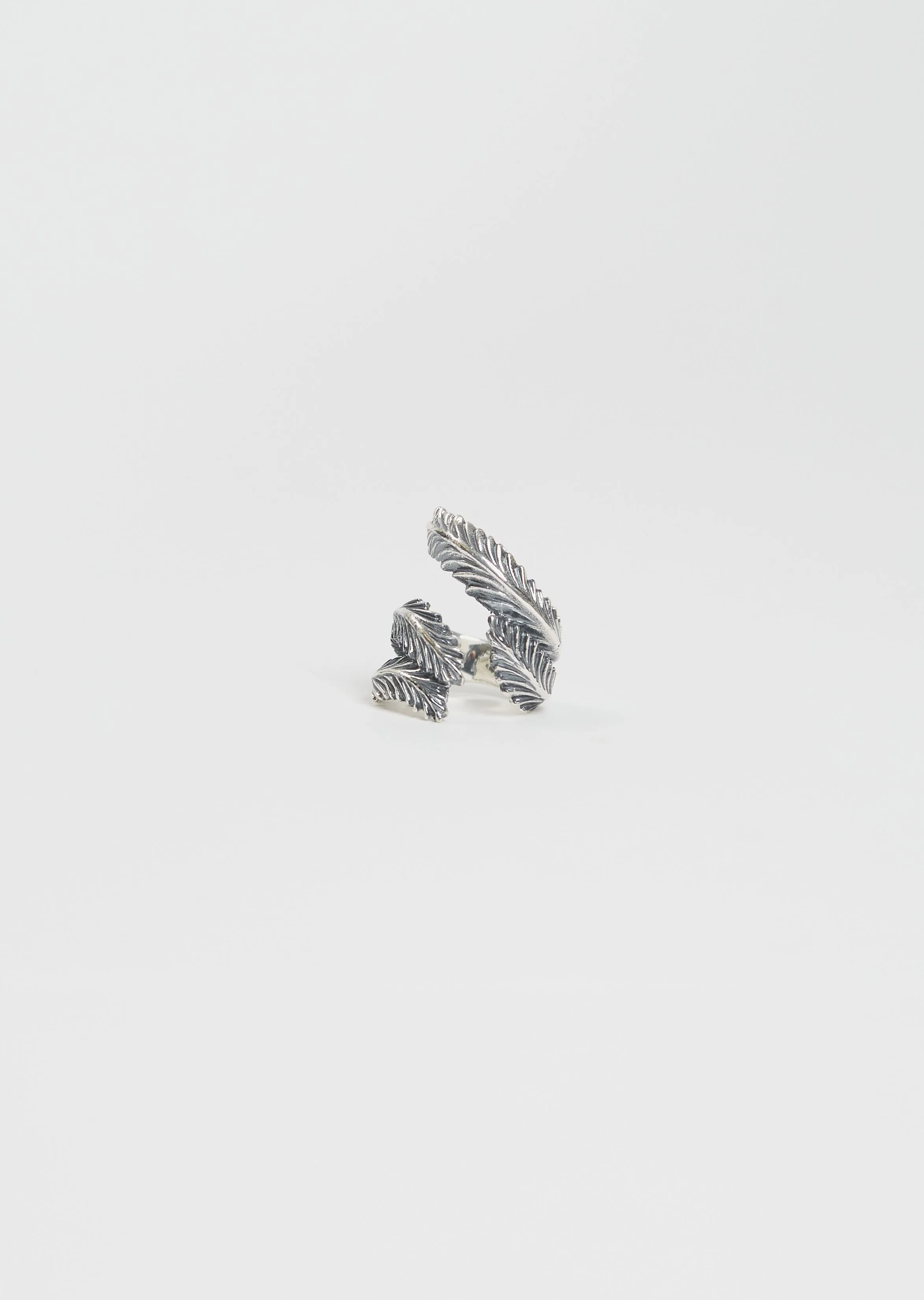 Feather Silver Ring sold by La Garconne product image thumbnail 2