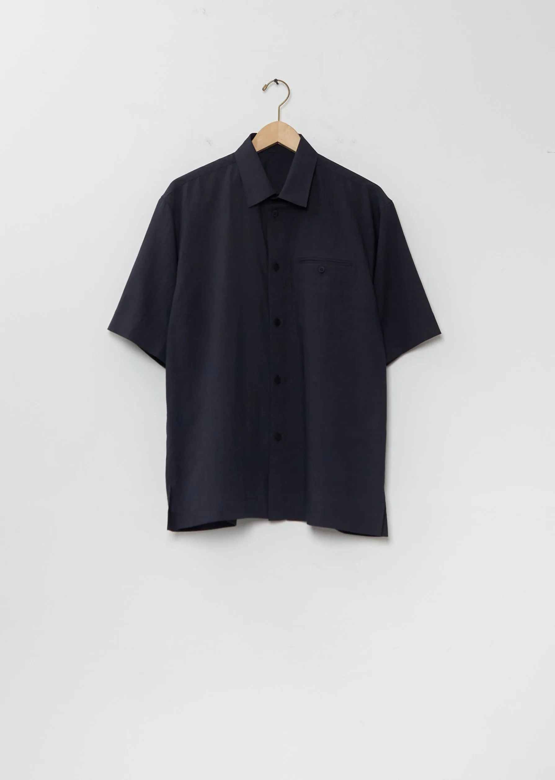 Ramie Short Sleeve Shirt sold by La Garconne