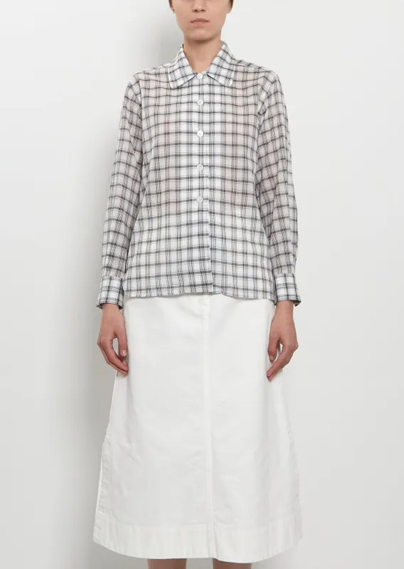 Curve Collar Shirt made by Margaret Howell