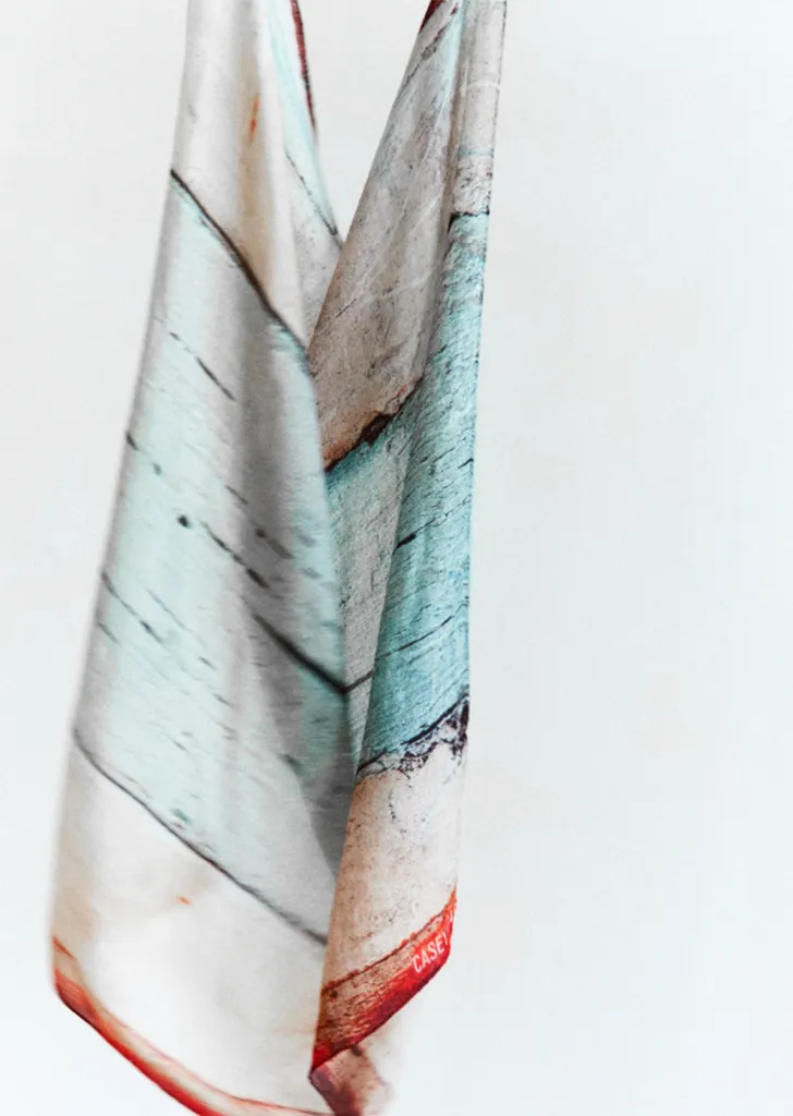 Exclusive Silk Cashmere Scarf — Wood sold by La Garconne product image thumbnail 3