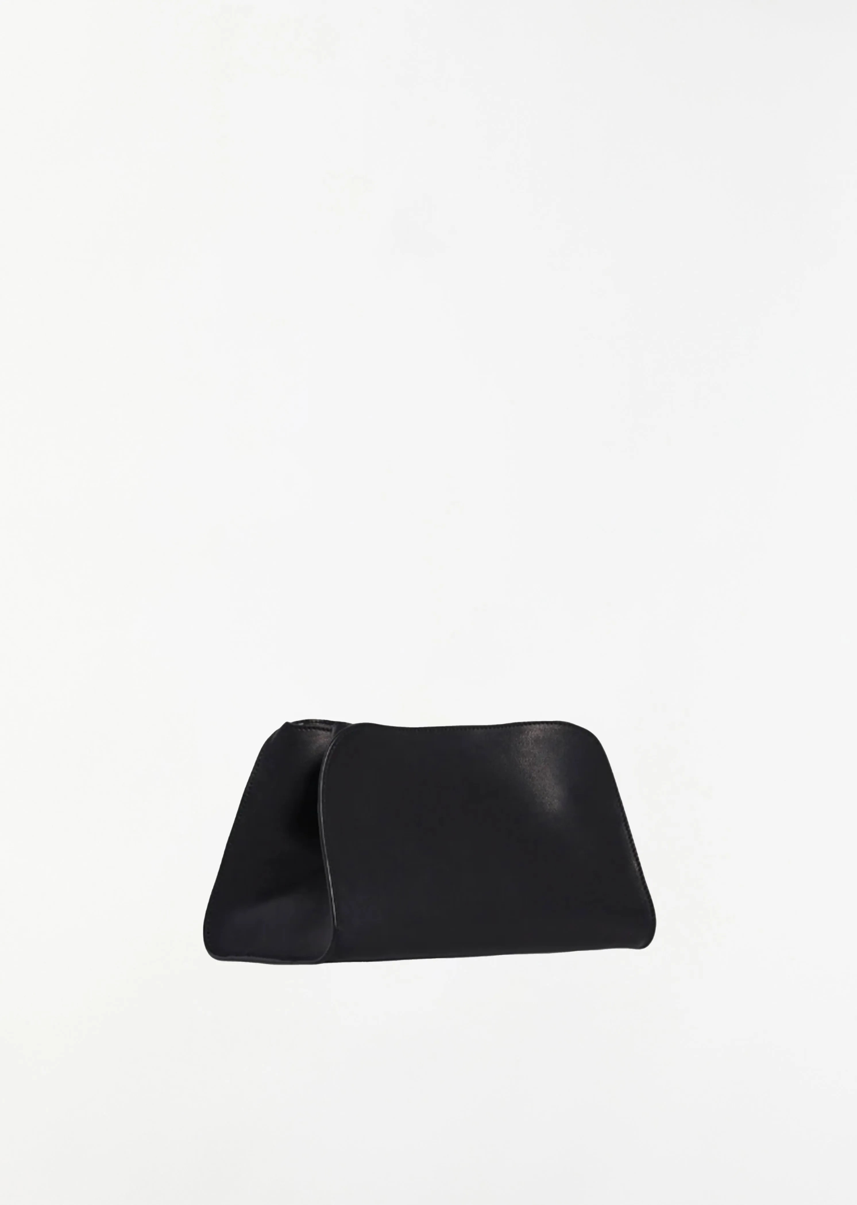 Peggy Saddle Leather Clutch — Black sold by La Garconne product image thumbnail 3