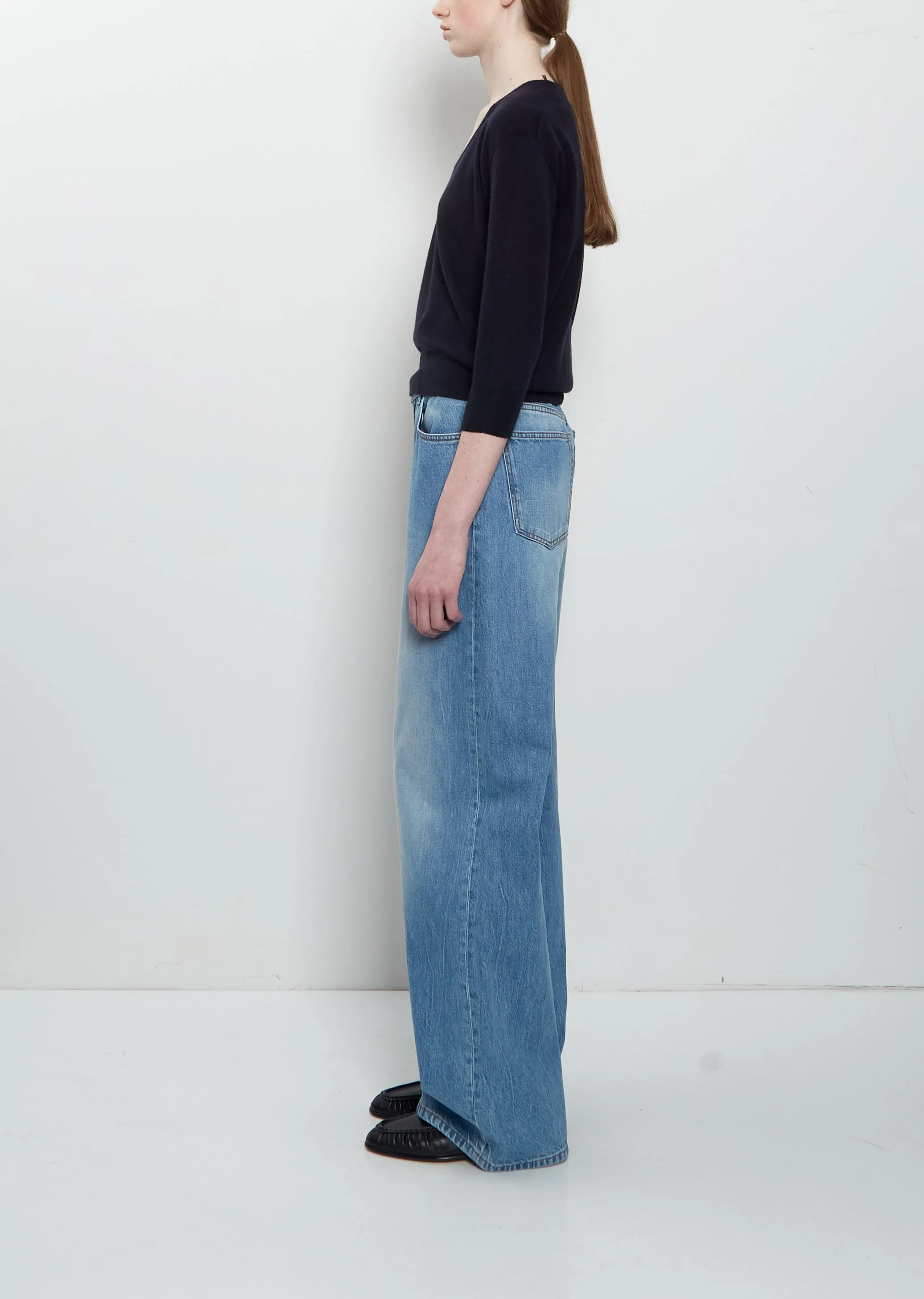 Eglitta Cotton Jean — Blue sold by La Garconne product image thumbnail 2