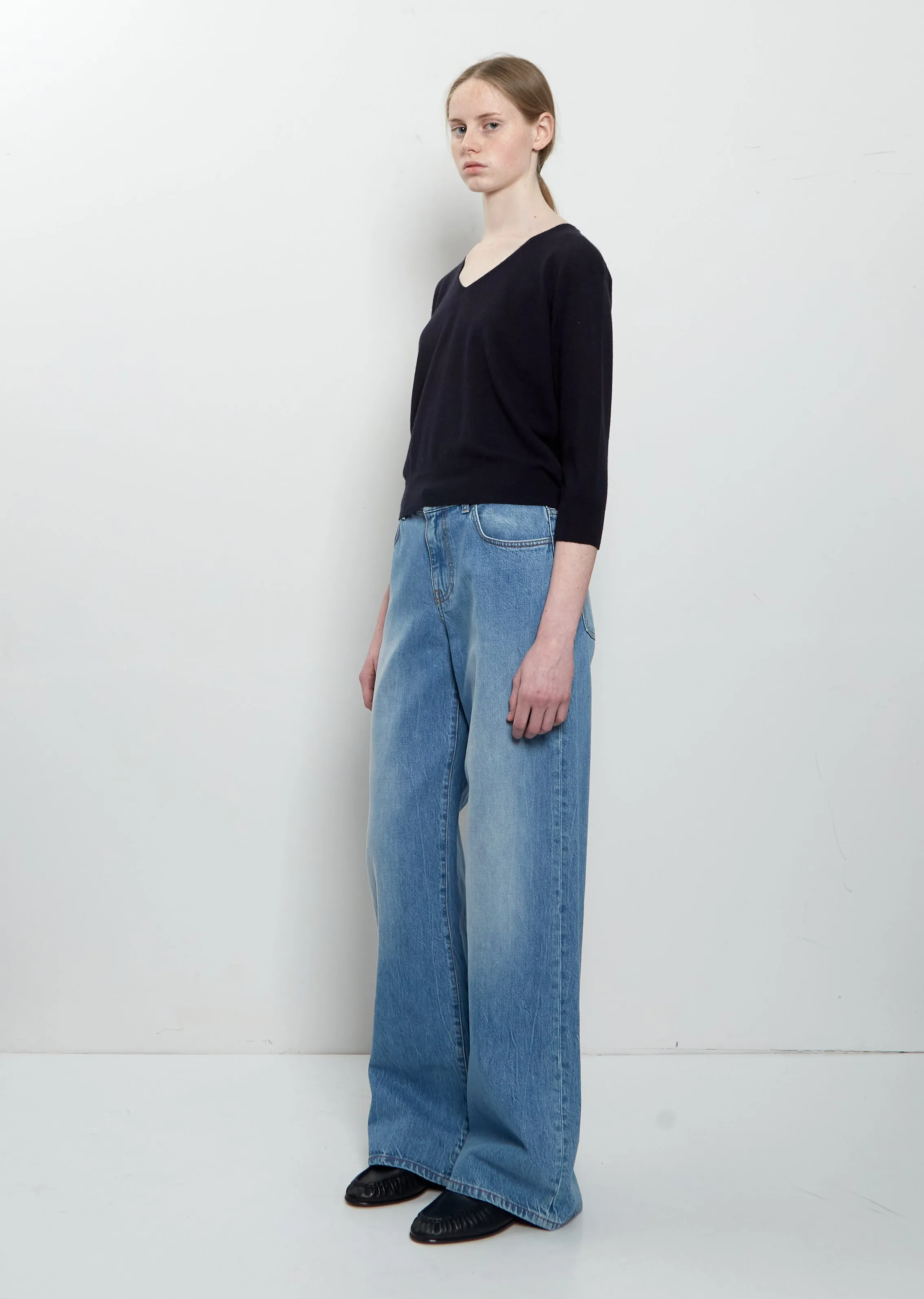 Eglitta Cotton Jean — Blue sold by La Garconne product image thumbnail 4