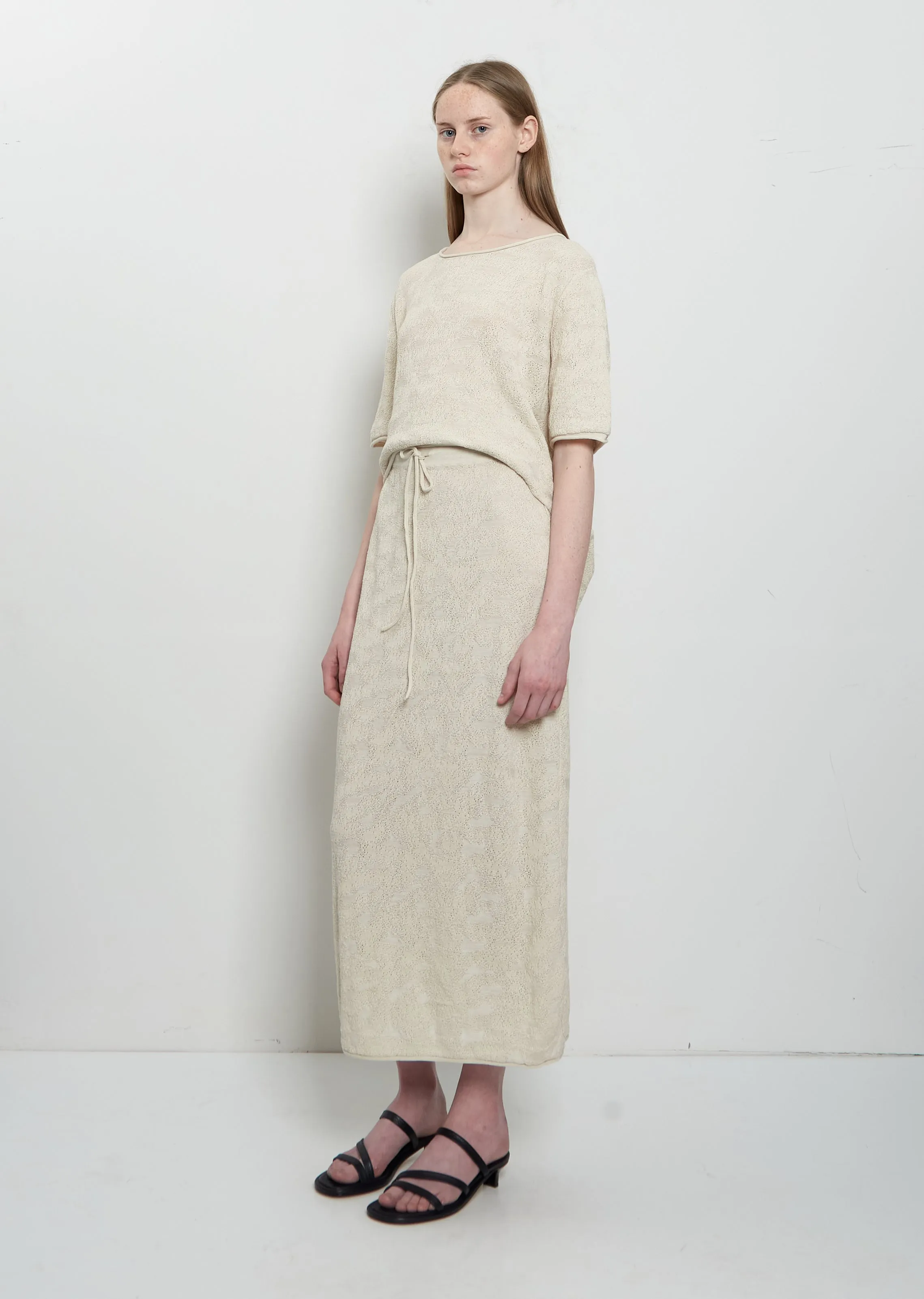 Terra Pima Cotton Knit Skirt sold by La Garconne product image thumbnail 4