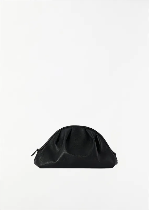 Charlotte Leather Clutch Bag made by The Row