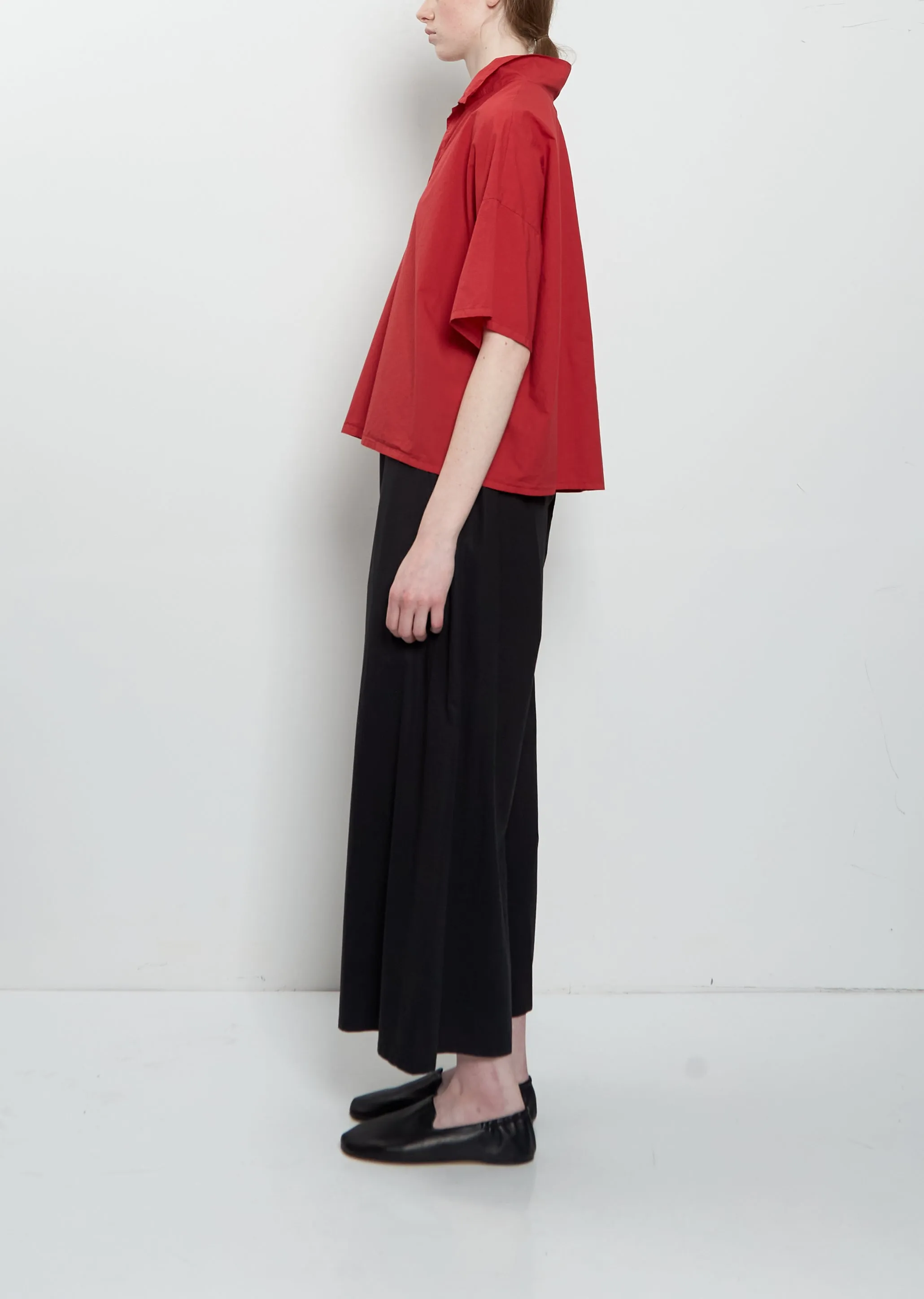 Flora Sushi Poplin Top — Magenta sold by La Garconne product image thumbnail 2