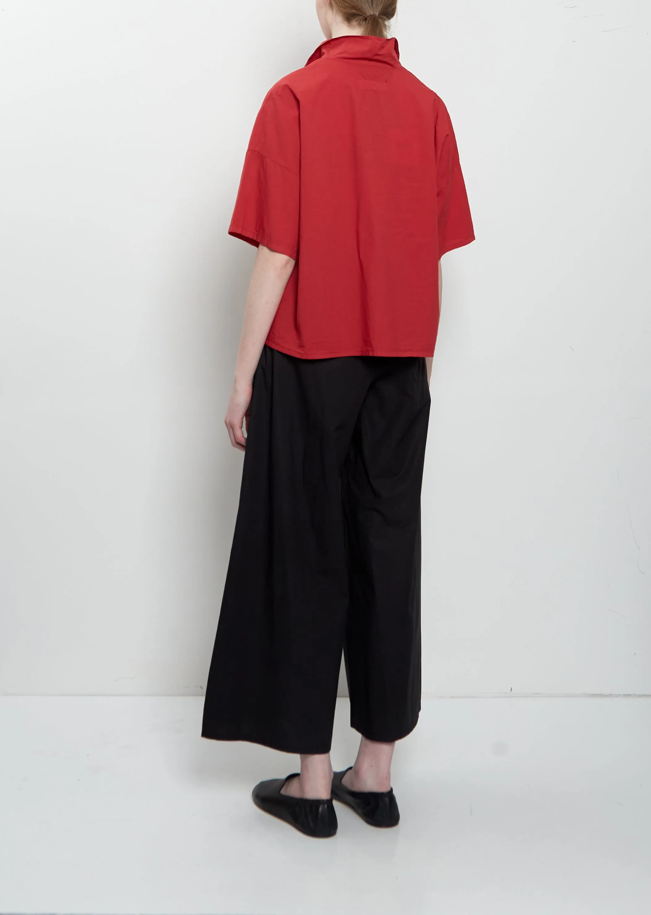Flora Sushi Poplin Top — Magenta sold by La Garconne product image thumbnail 3