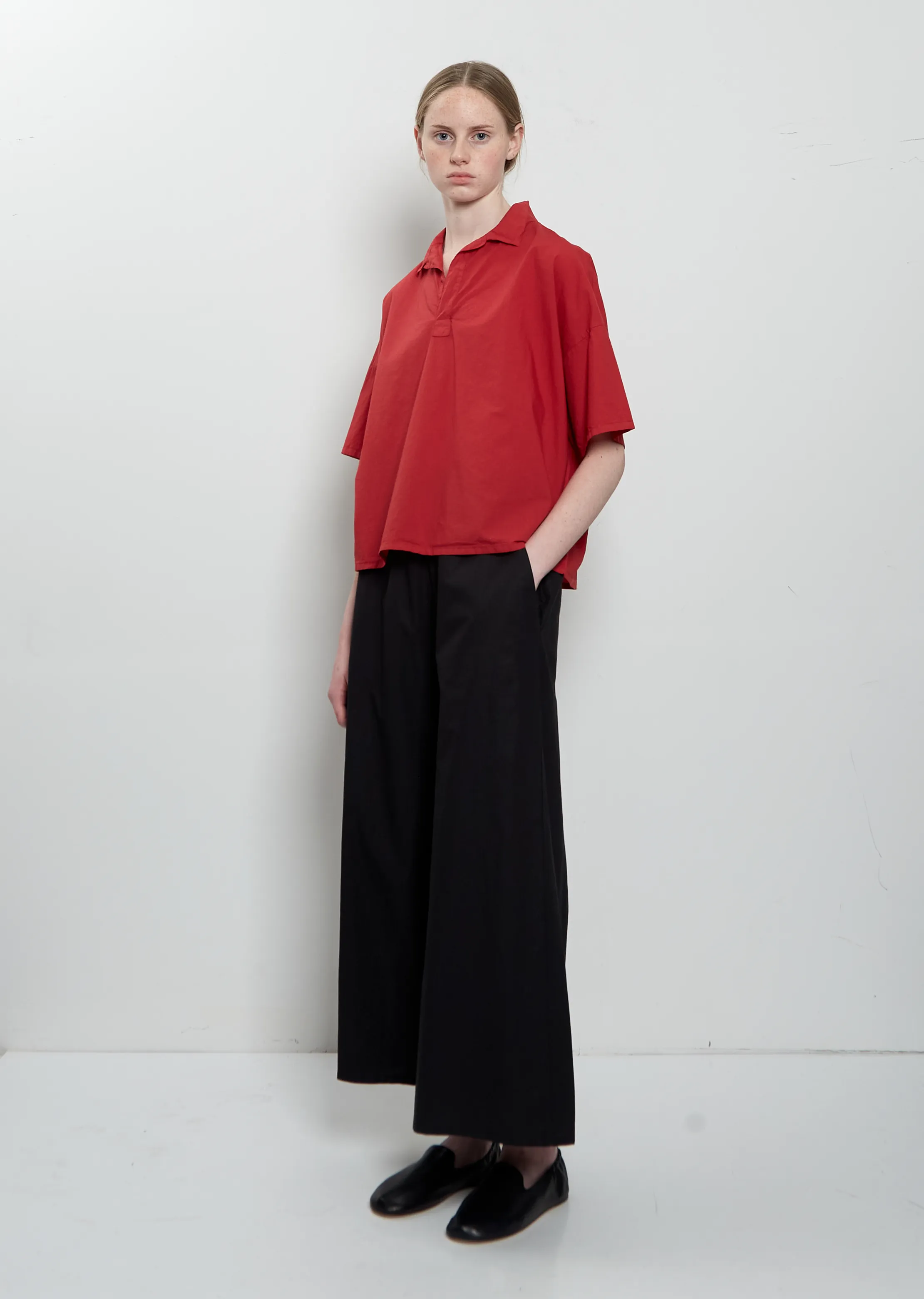 Flora Sushi Poplin Top — Magenta sold by La Garconne product image thumbnail 4