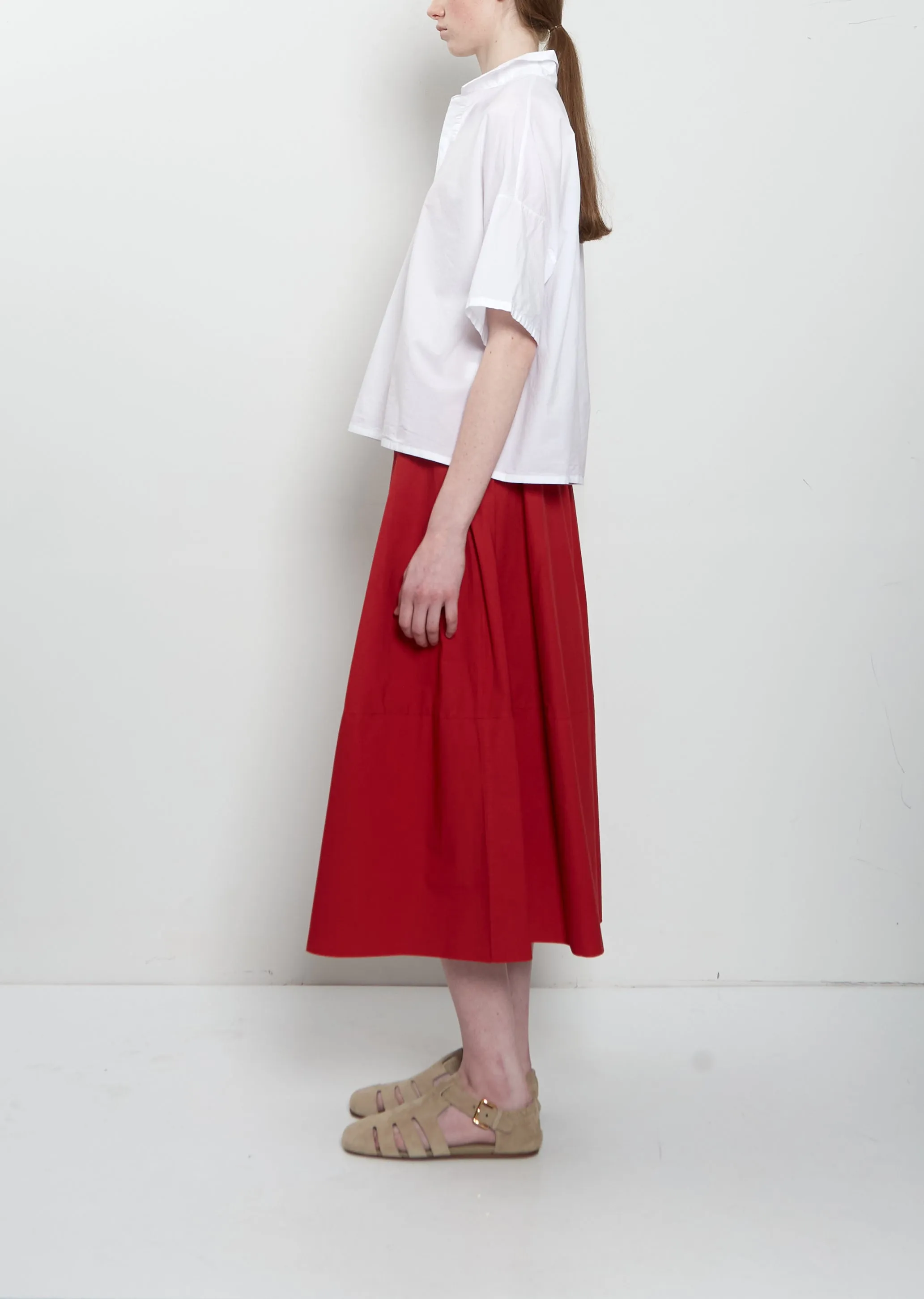 Flora Sushi Poplin Top — White sold by La Garconne product image thumbnail 2