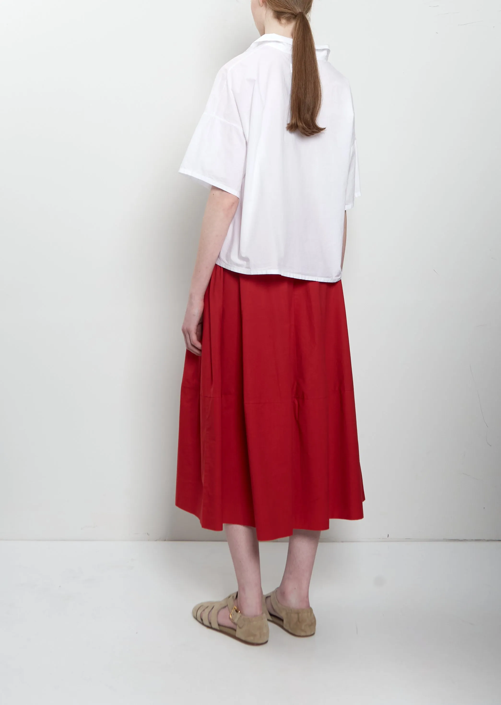 Flora Sushi Poplin Top — White sold by La Garconne product image thumbnail 3