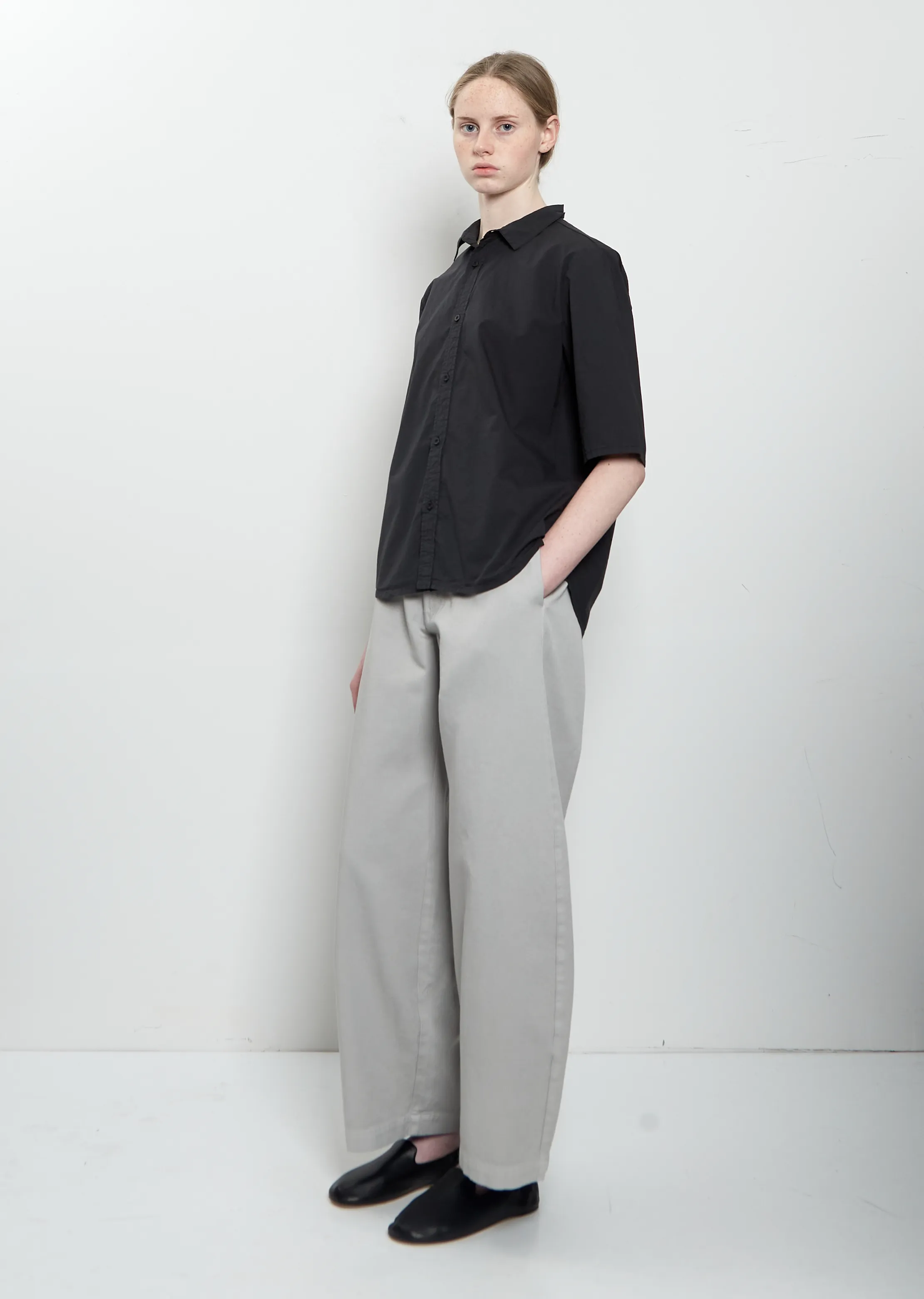 Dina Sushi Light Poplin Shirt — Black sold by La Garconne product image thumbnail 4