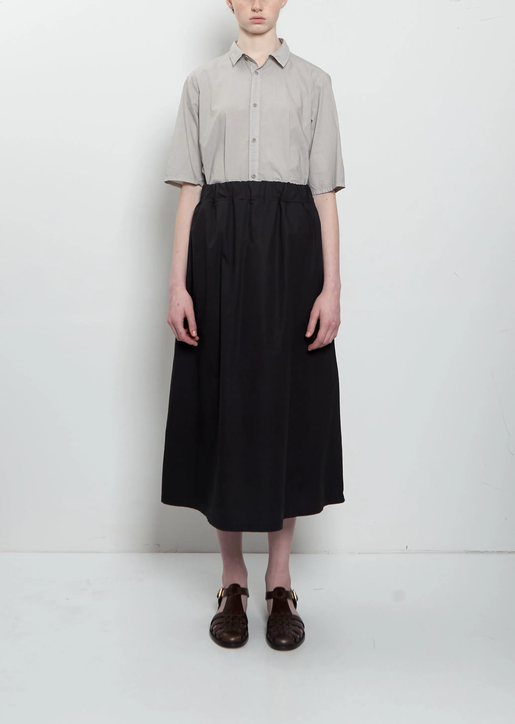 Vetro Clara Poplin Skirt sold by La Garconne