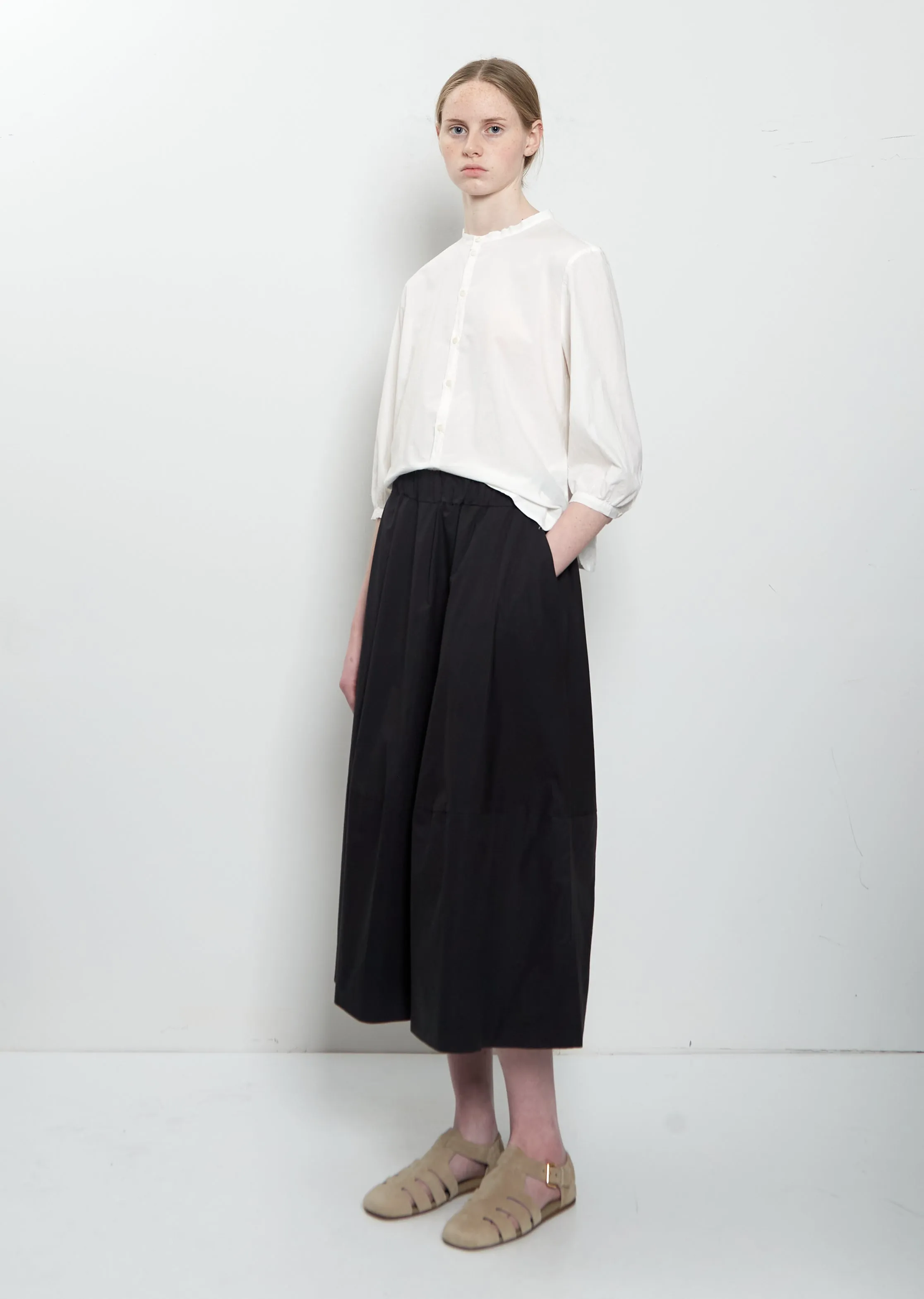 Gea Clara Poplin Skirt — Black sold by La Garconne product image thumbnail 4