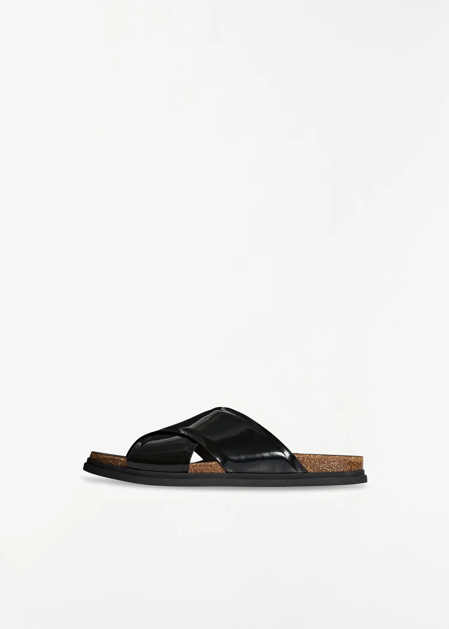 Cross Leather Sandal sold by La Garconne