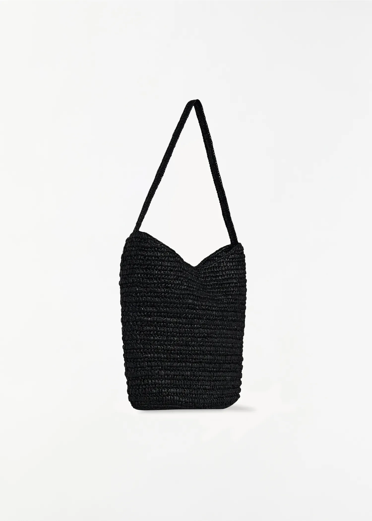 Alma Raffia Shoulder Bag — Black sold by La Garconne product image thumbnail 3