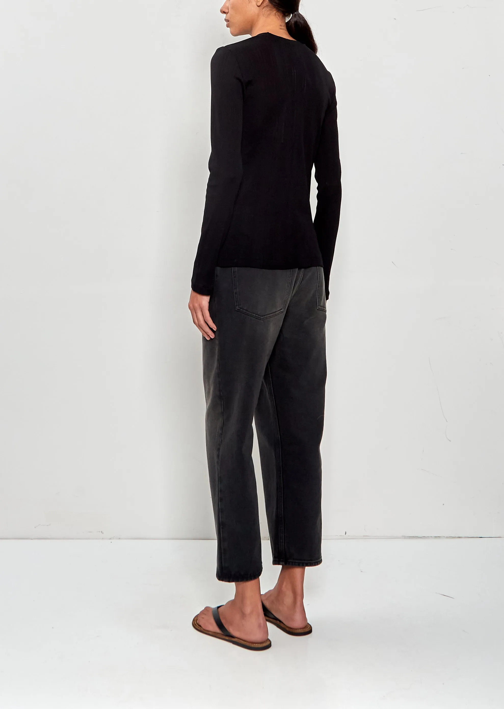 Dantea Cotton Top — Black sold by La Garconne product image thumbnail 3