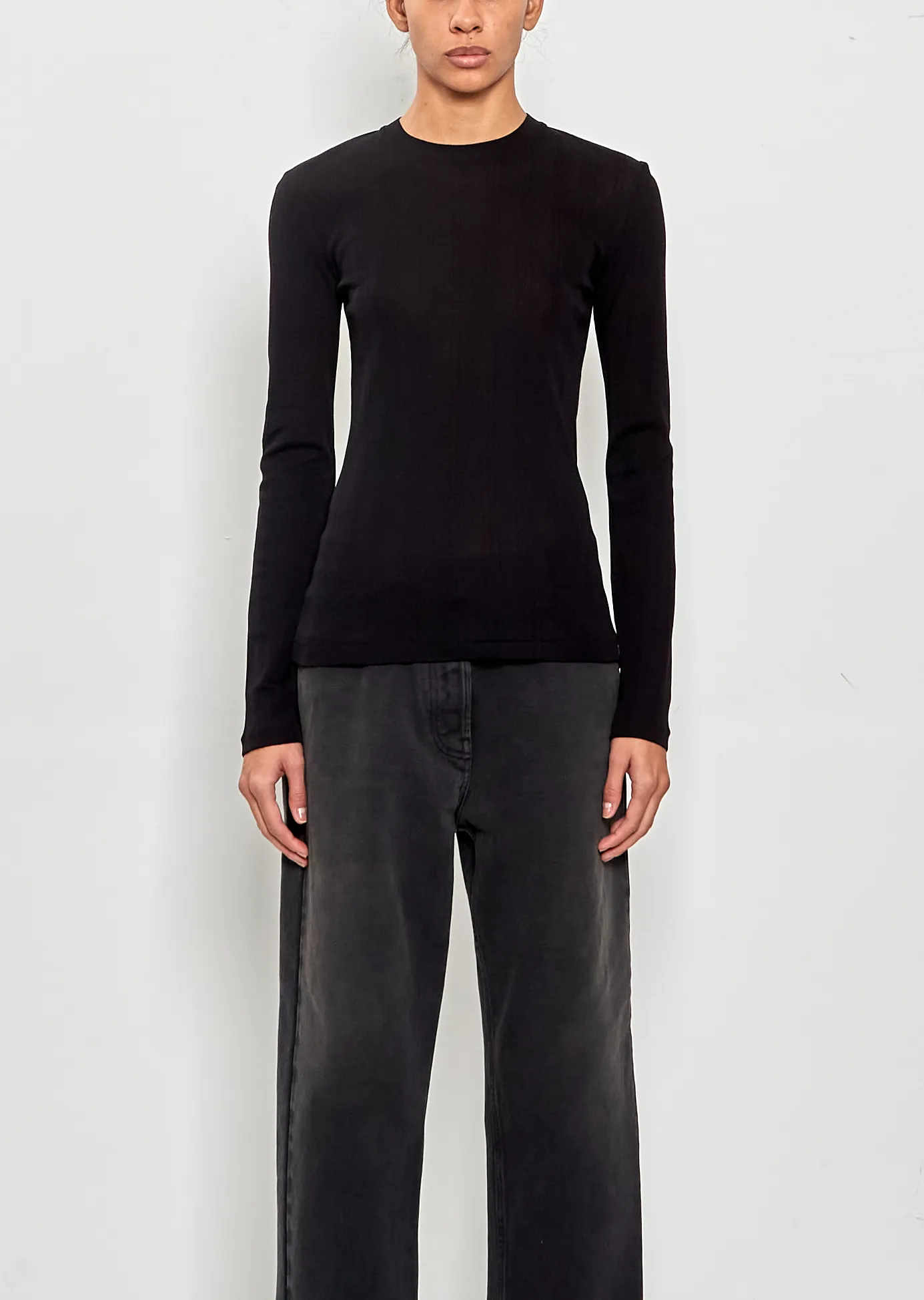 Dantea Cotton Top — Black sold by La Garconne