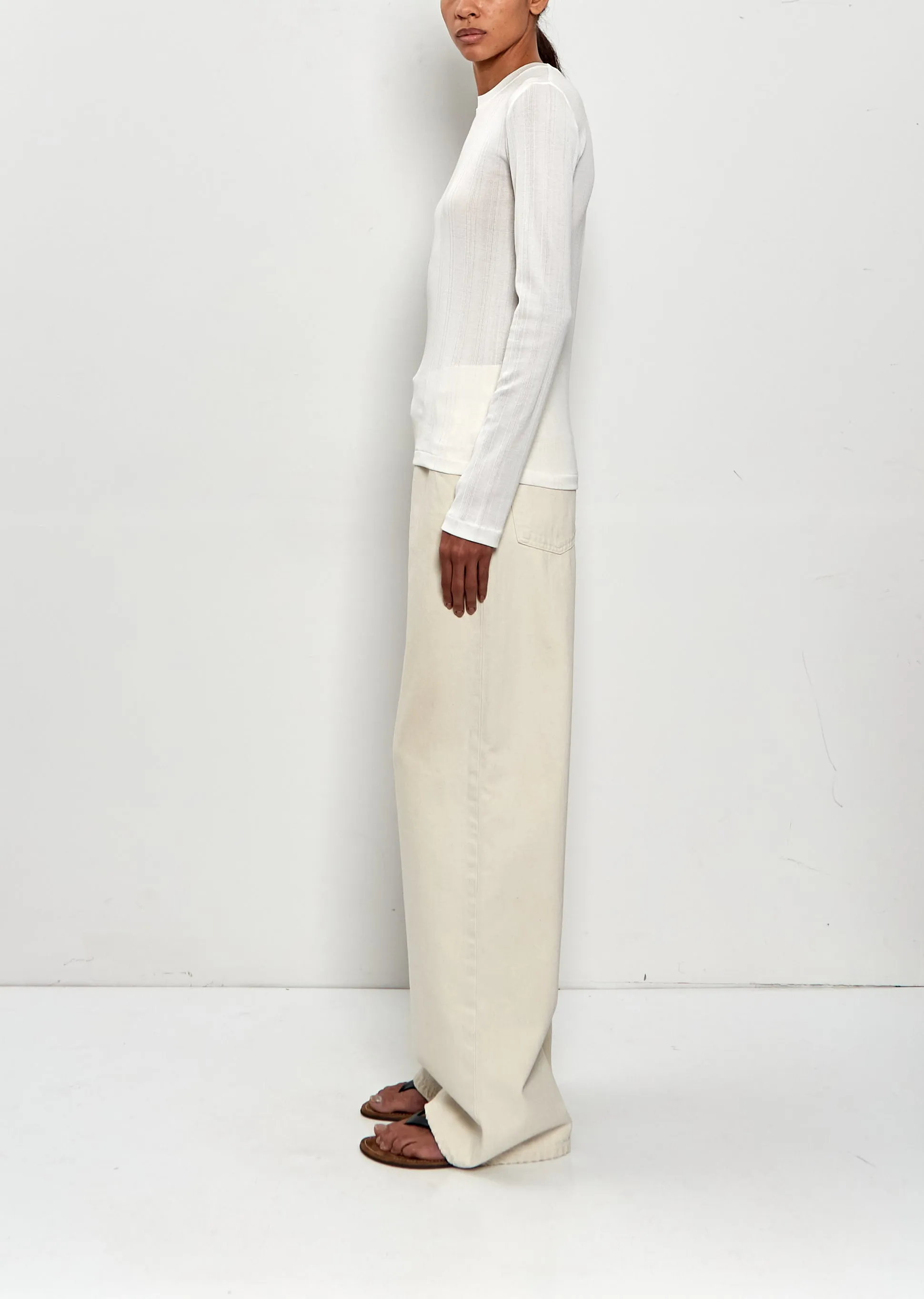 Dantea Cotton Top — Ivory sold by La Garconne product image thumbnail 2