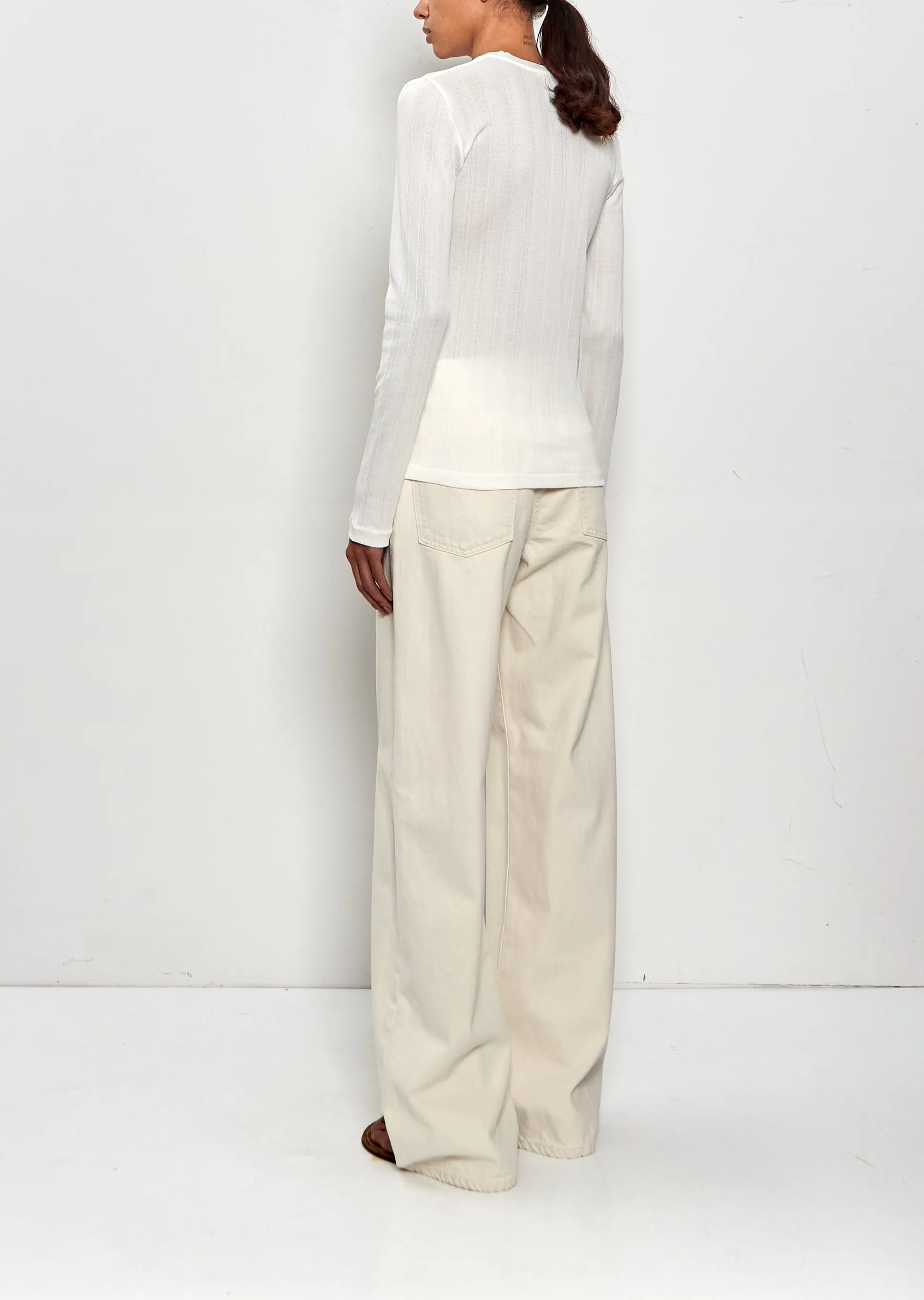 Dantea Cotton Top — Ivory sold by La Garconne product image thumbnail 3