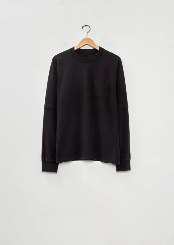 Cotton Jersey Long Sleeve T-Shirt made by La Garconne