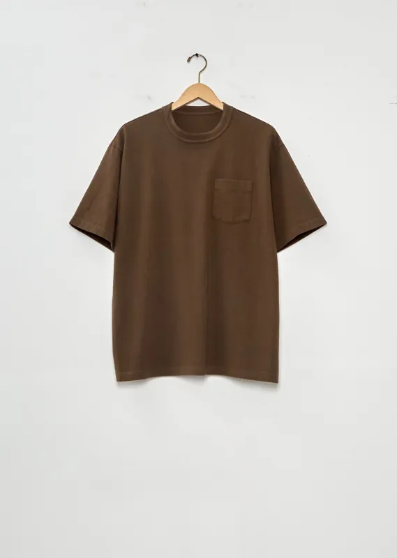 Cotton Jersey T-Shirt — Brown made by La Garconne