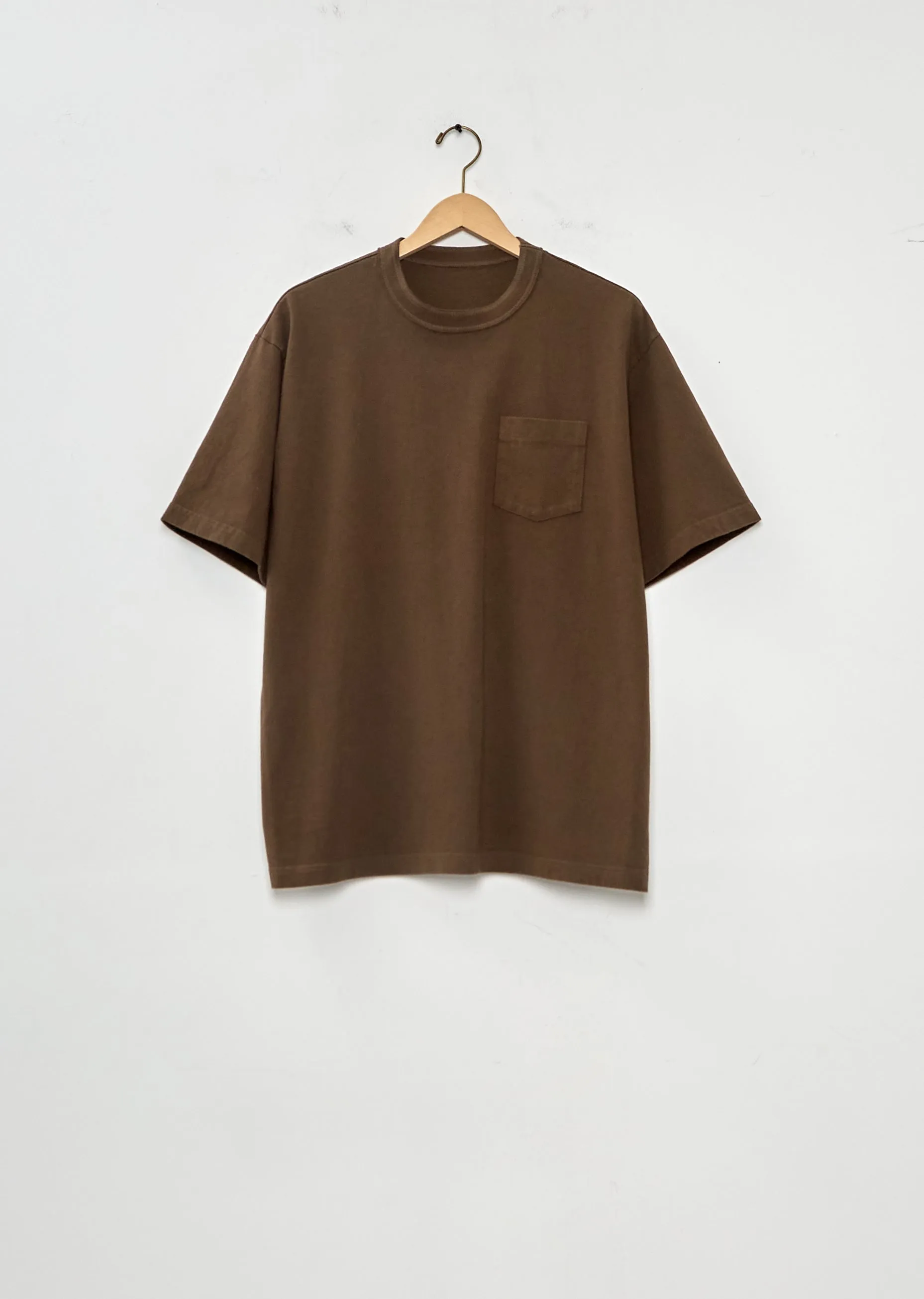 Cotton Jersey T-Shirt — Brown sold by La Garconne