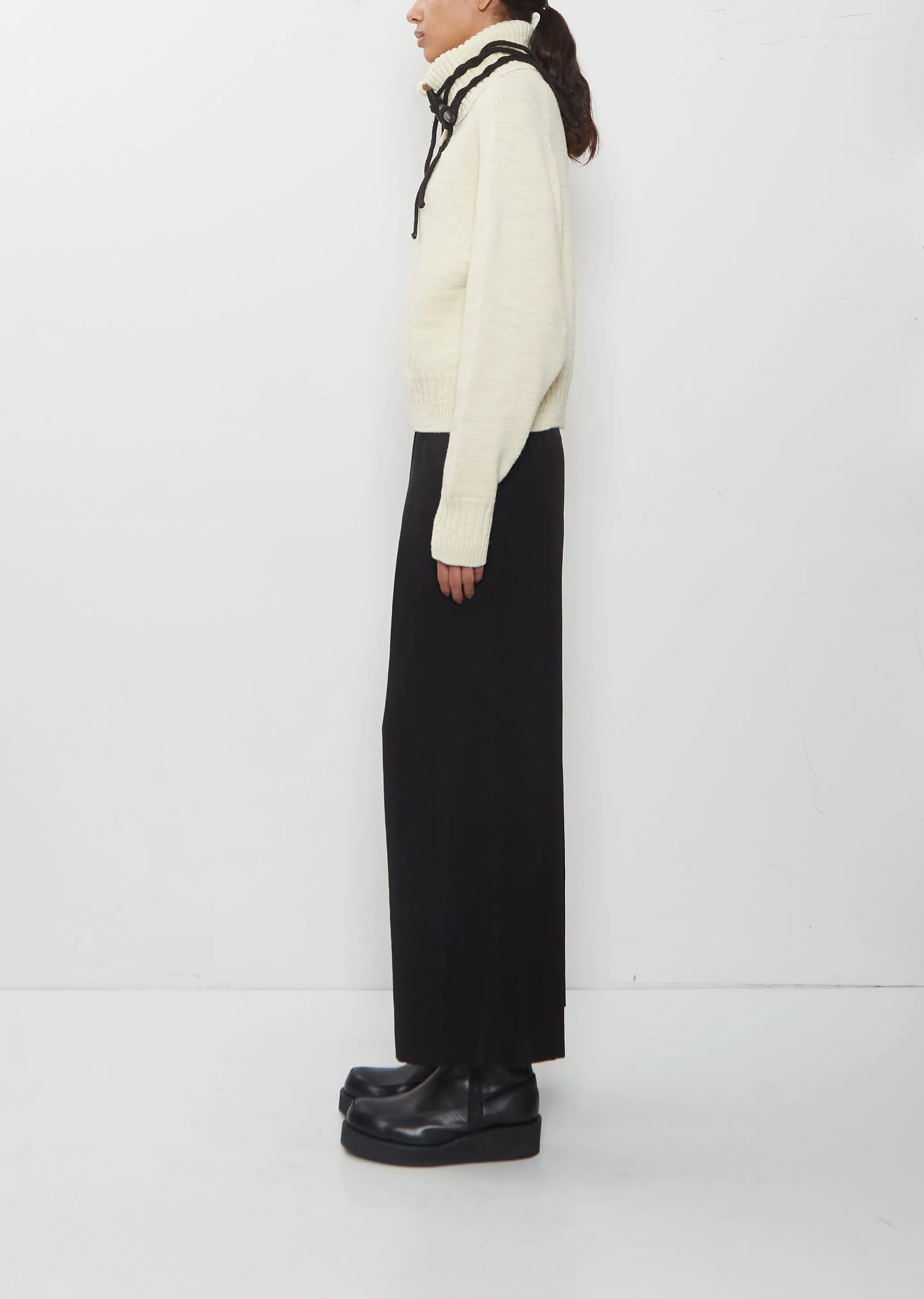 Toggle Detail Turtleneck Sweater sold by La Garconne product image thumbnail 2