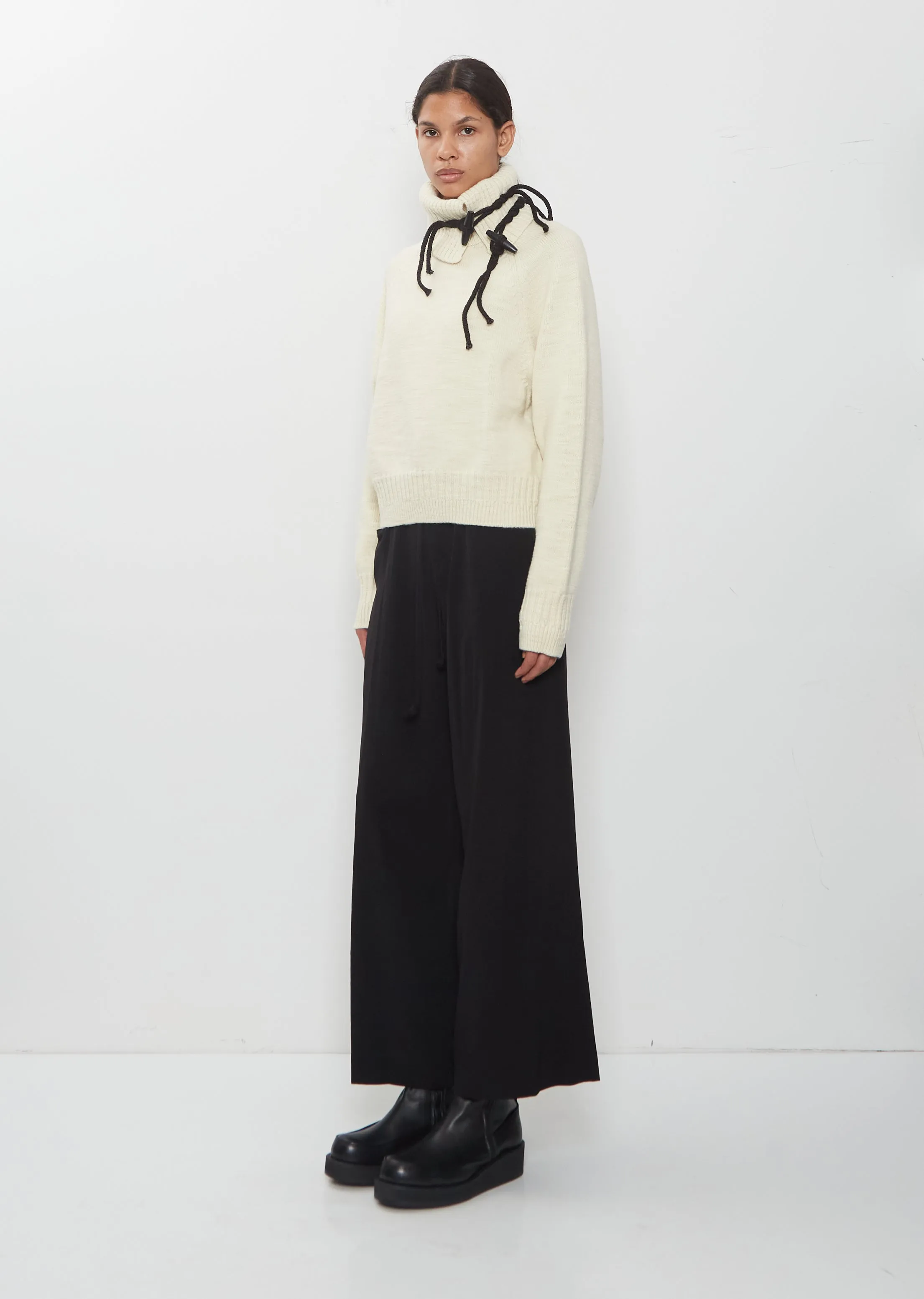 Toggle Detail Turtleneck Sweater sold by La Garconne product image thumbnail 4