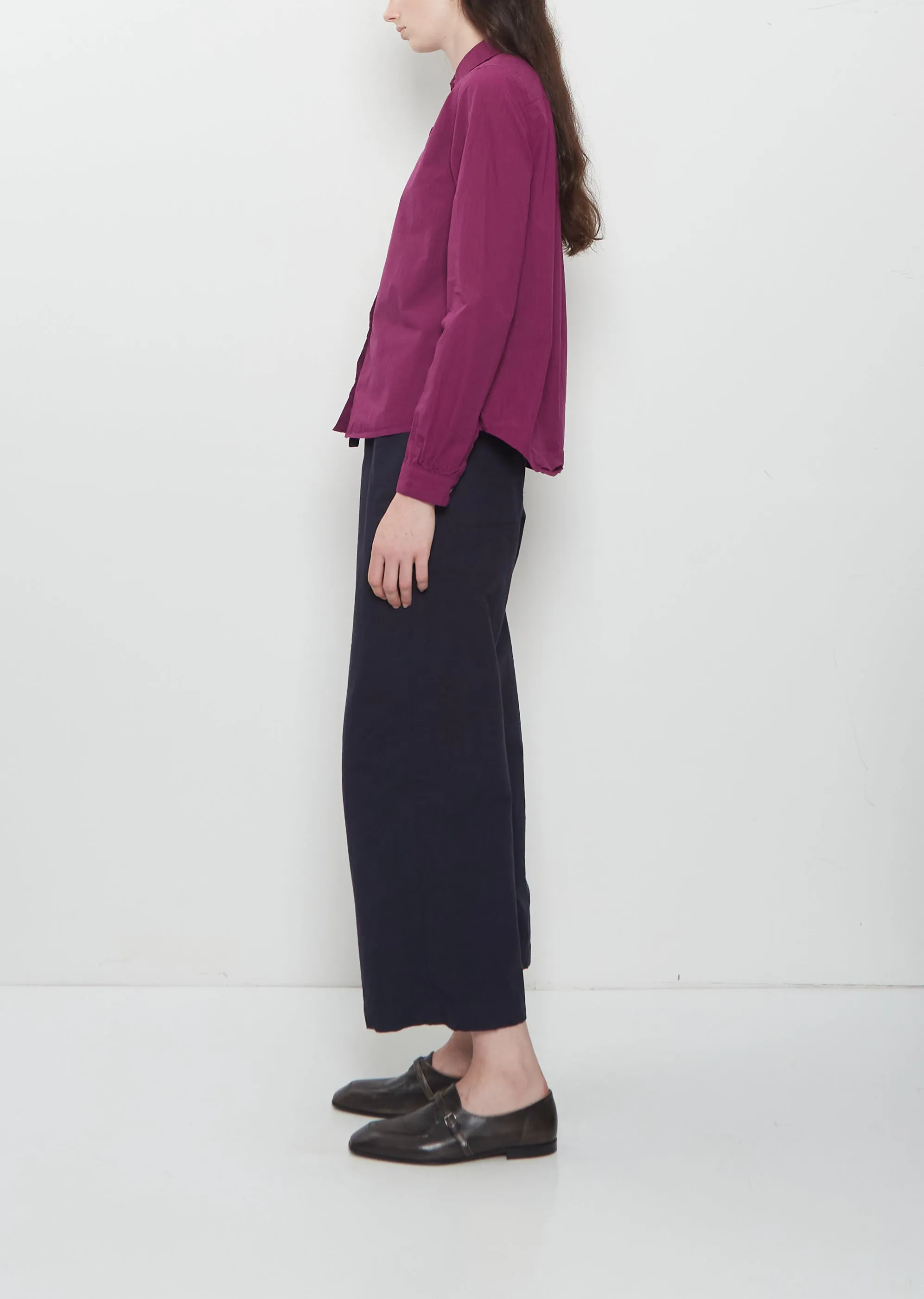 Tyrol Cotton Shirt — Raspberry sold by La Garconne product image thumbnail 2