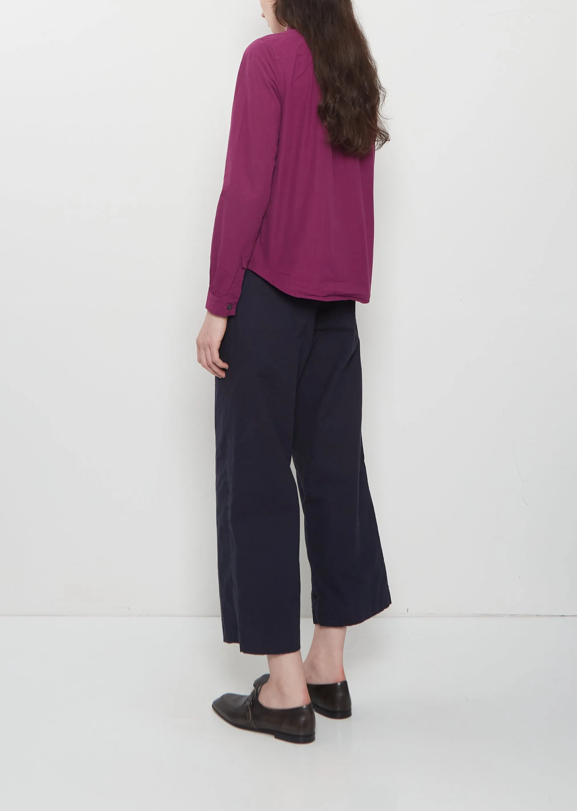 Tyrol Cotton Shirt — Raspberry sold by La Garconne product image thumbnail 3