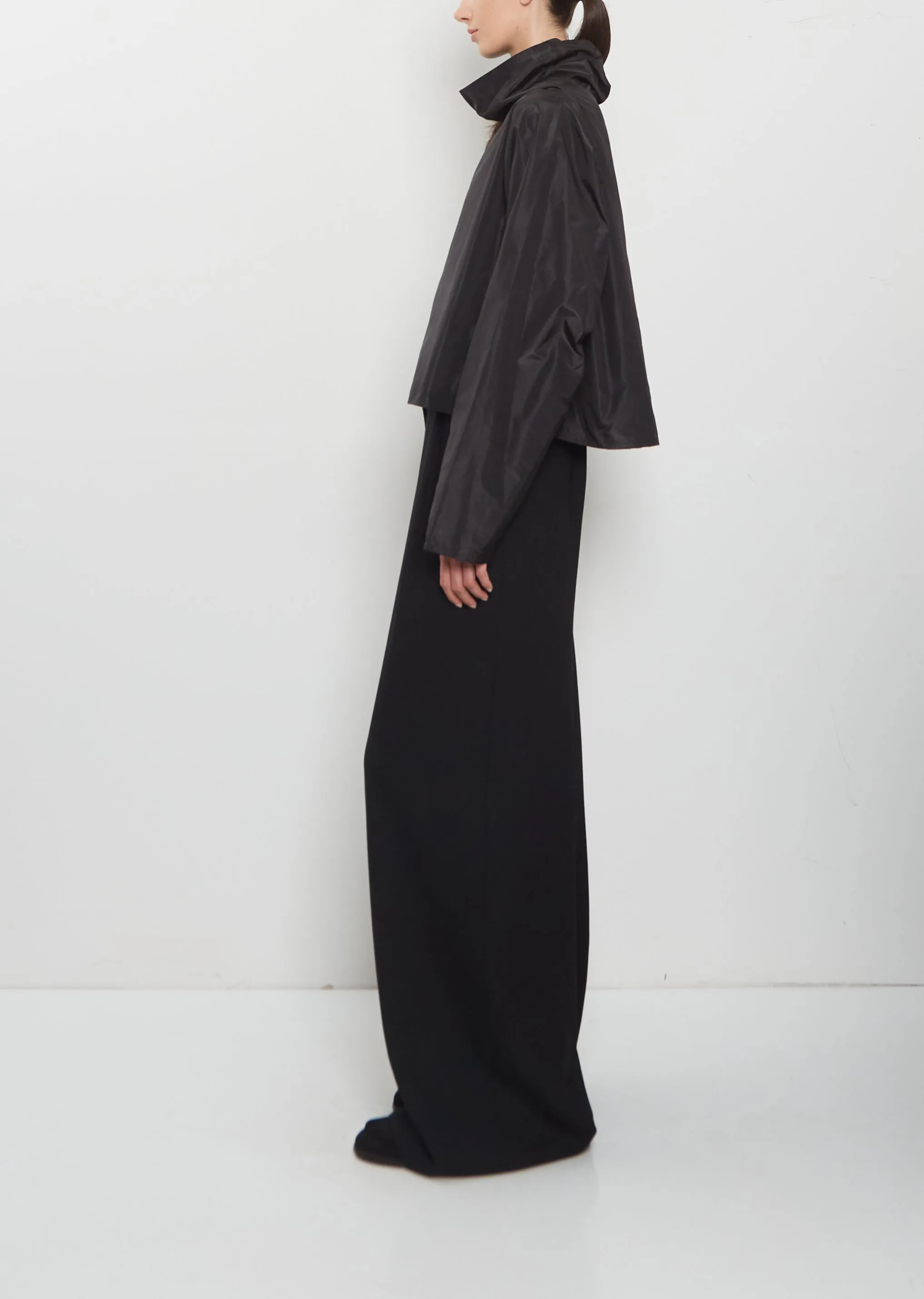 Silk Batwing T-Neck Top sold by La Garconne product image thumbnail 2
