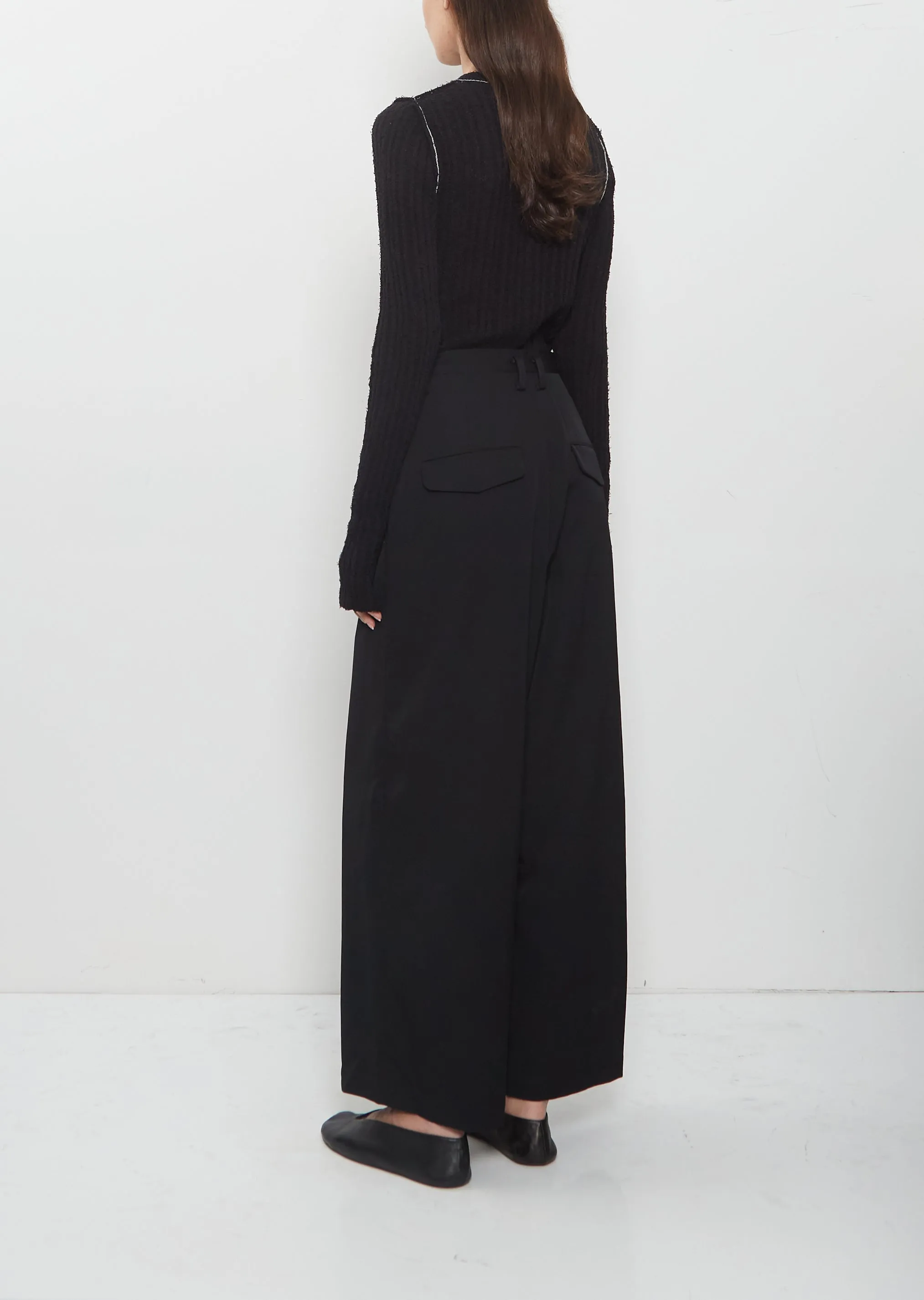 N-1 Tuck Loose Wide Pant sold by La Garconne product image thumbnail 3
