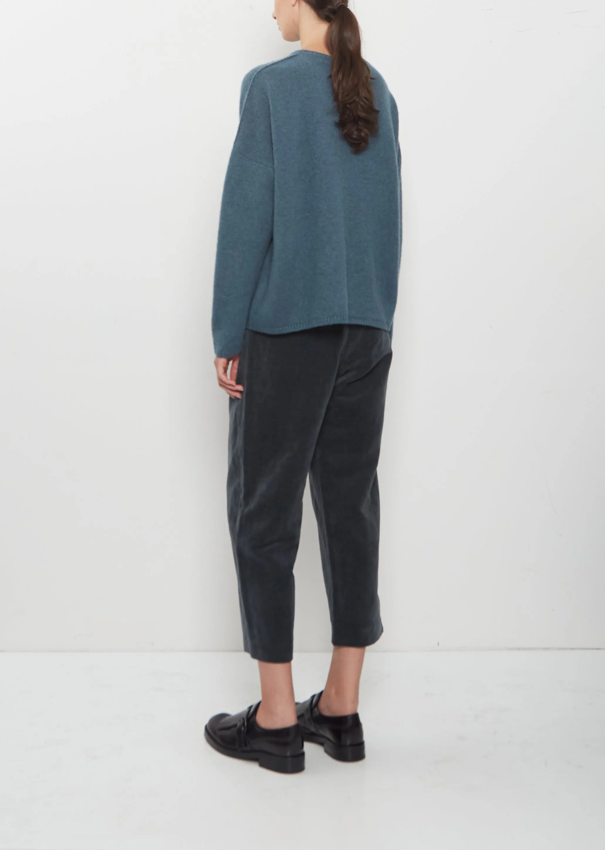 Cashmere Alpaca Sweater — Dark Turquoise sold by La Garconne product image thumbnail 3